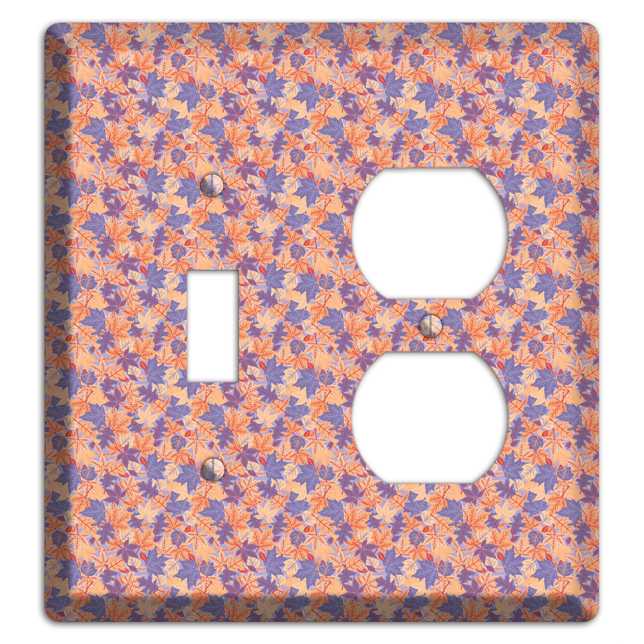 Autumn Leaves Overlay Toggle / Duplex Wallplate