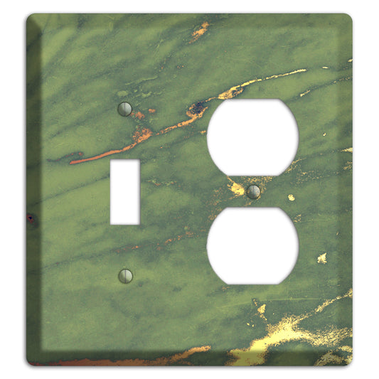 Limed Ash Marble Toggle / Duplex Wallplate