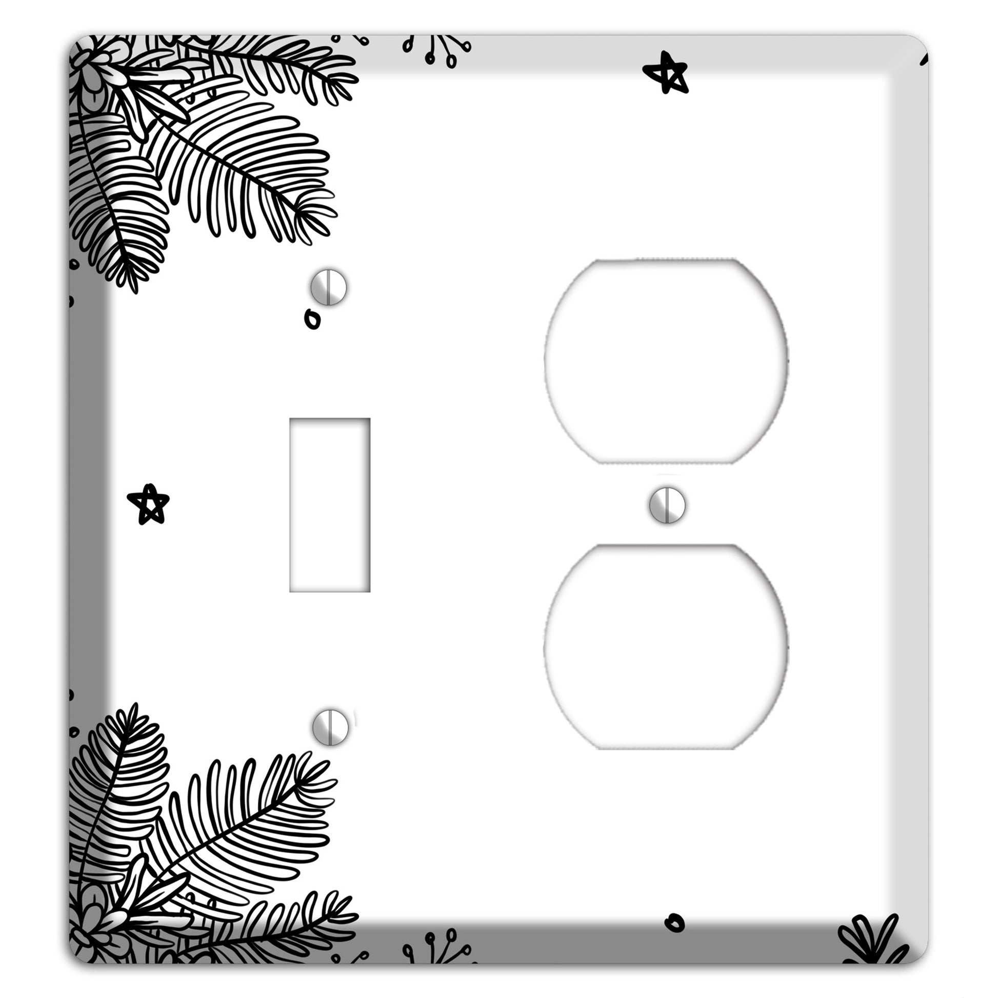 Cartoon Christmas 2 Toggle / Duplex Wallplate