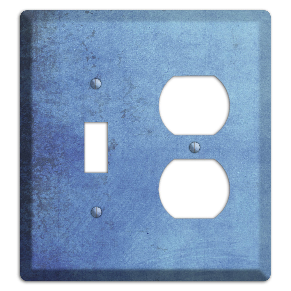 Polo Blue Vintage Grunge Toggle / Duplex Wallplate
