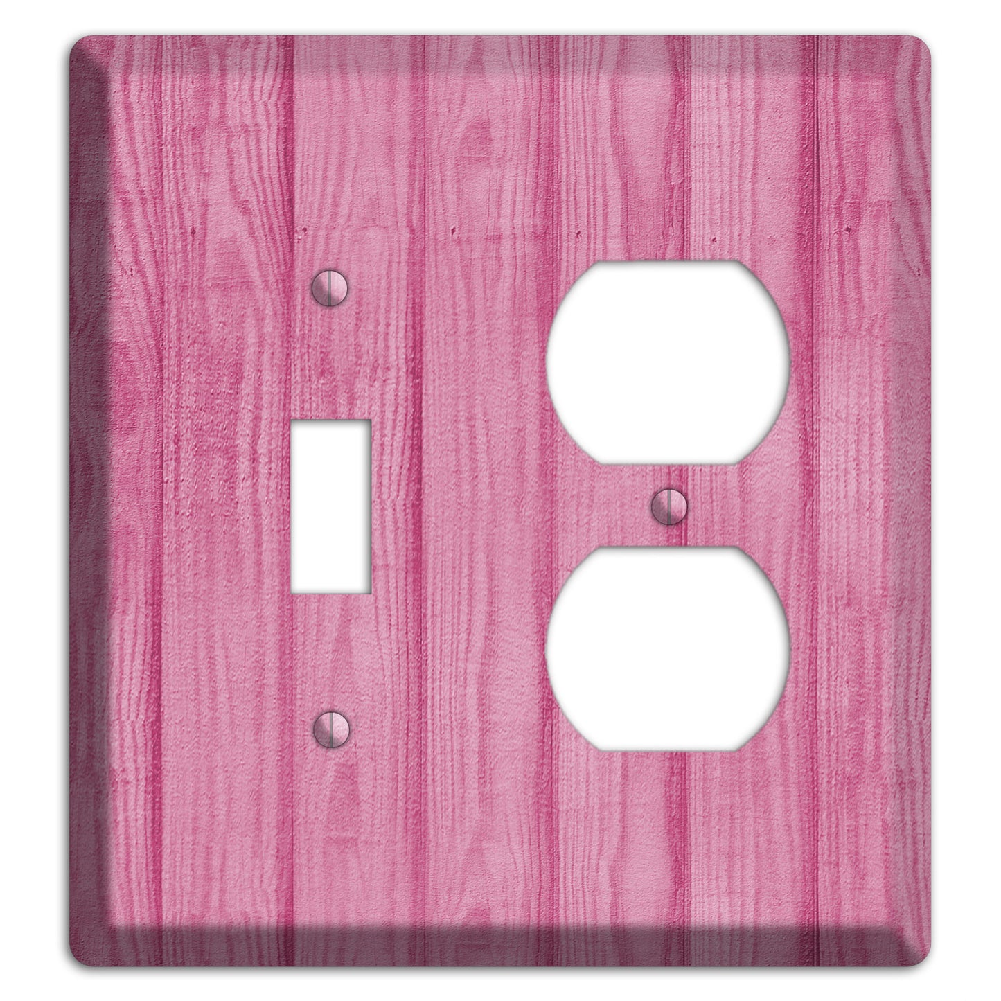 Can Can Pink Texture Toggle / Duplex Wallplate