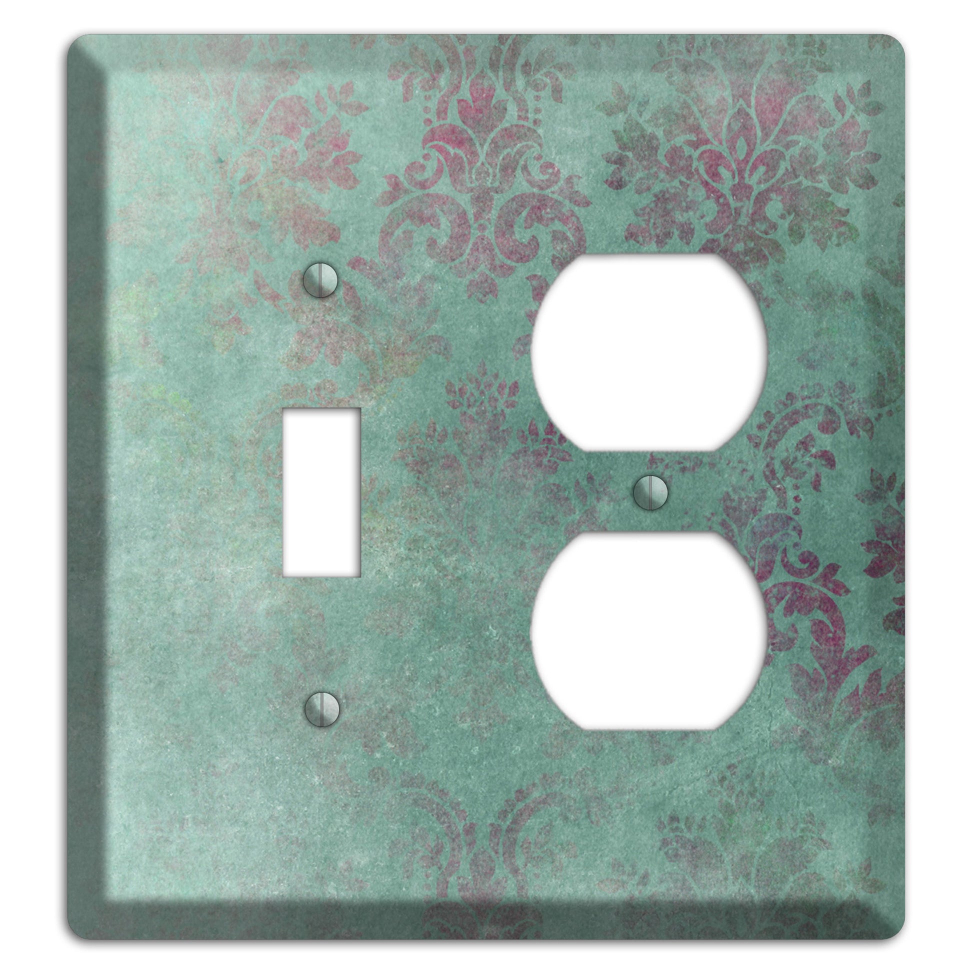 Corduroy Whimsical Damask Toggle / Duplex Wallplate