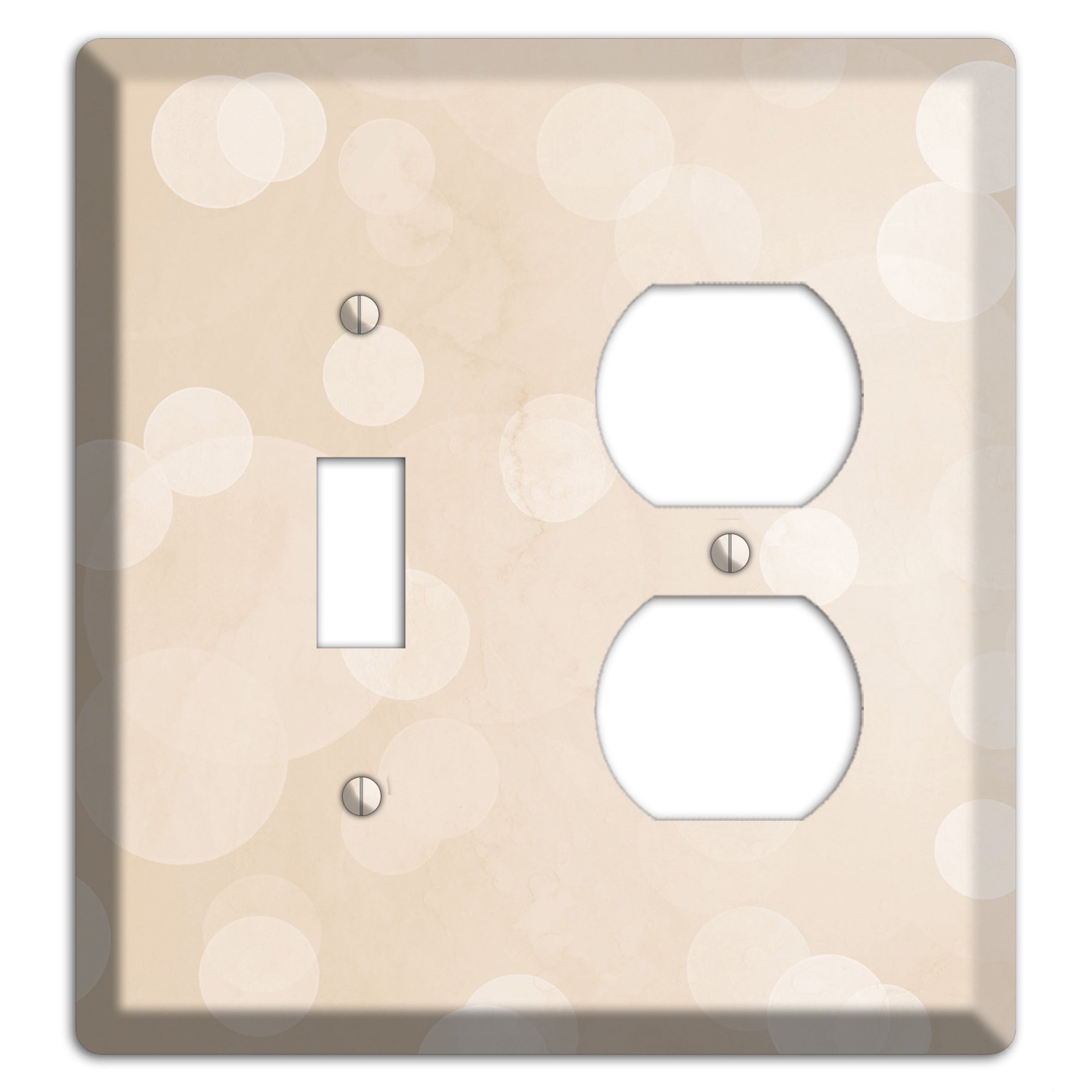 Parchment Neutral Texture Toggle / Duplex Wallplate