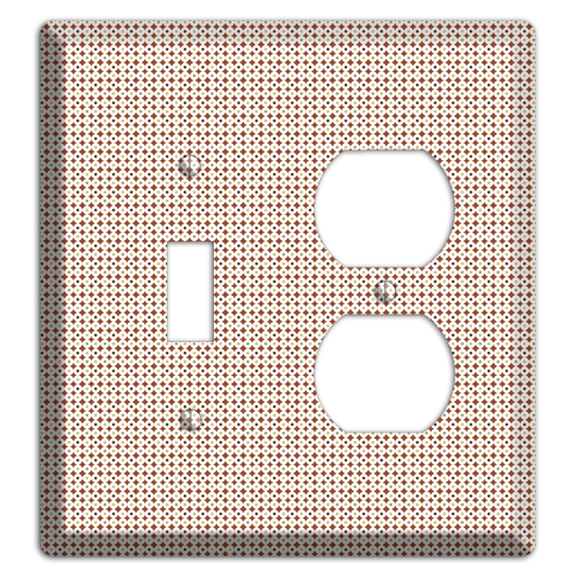 Beige Weave Toggle / Duplex Wallplate