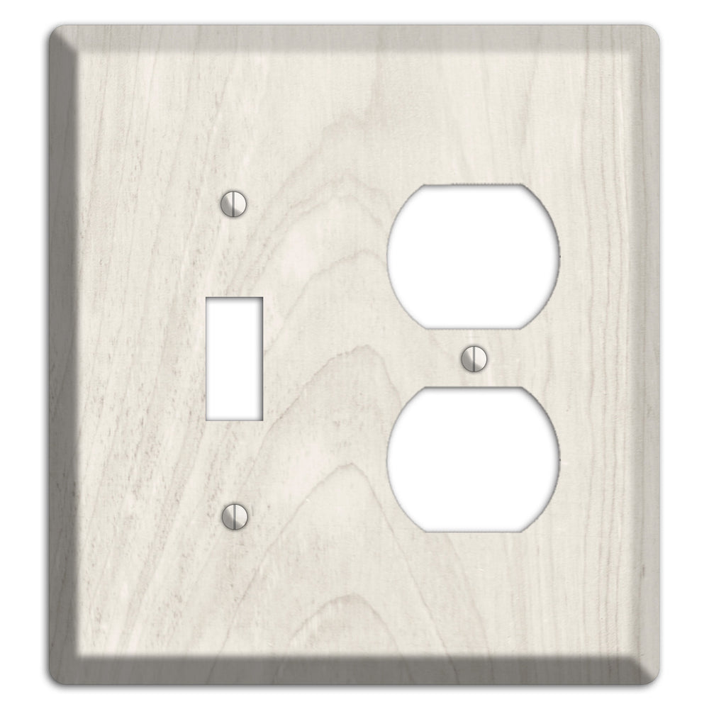 Pearl Bush Antique Toggle / Duplex Wallplate