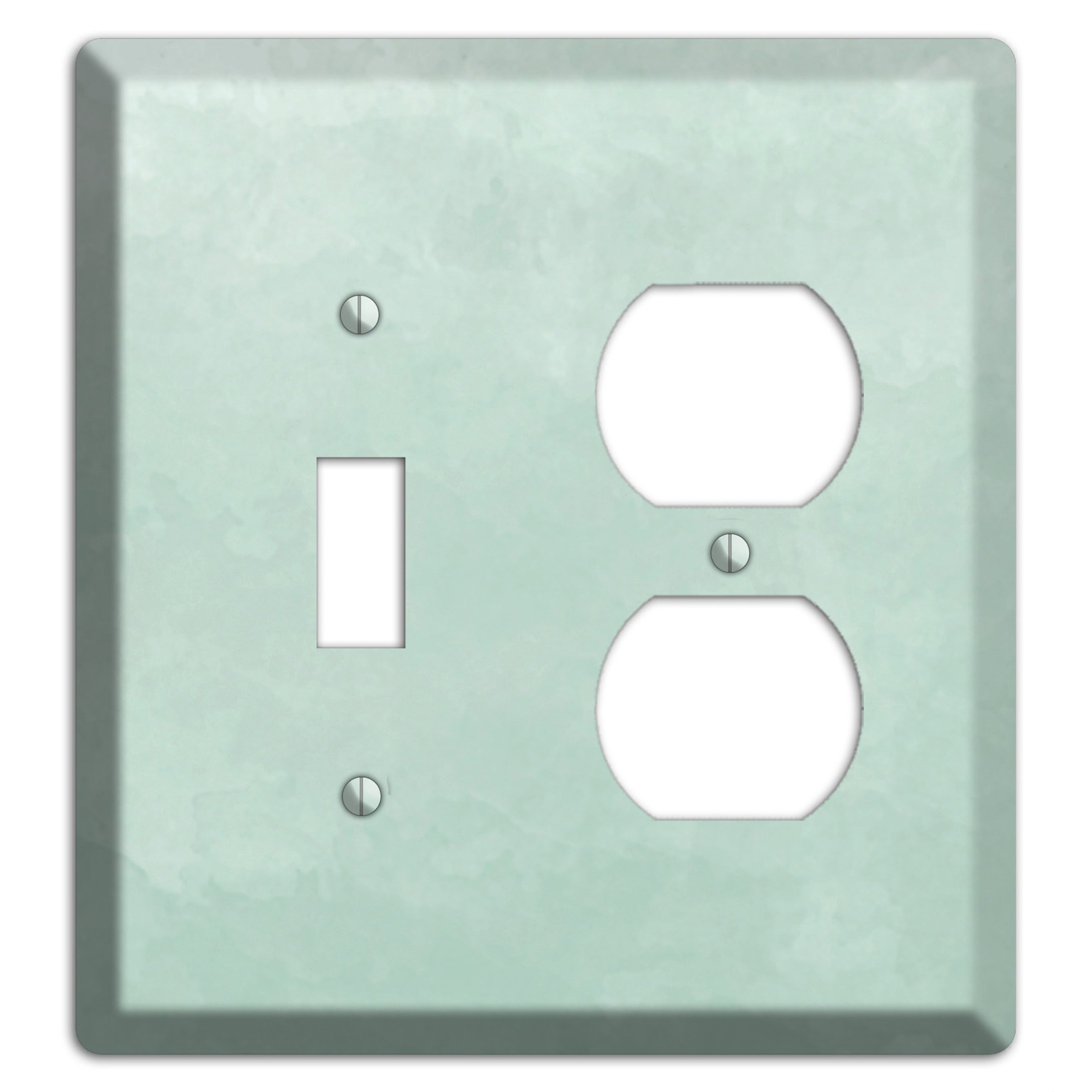 Sea Foam Green Ombre Toggle / Duplex Wallplate