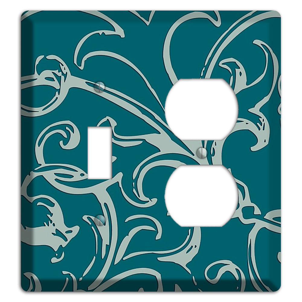 Victorian Teal Toggle / Duplex Wallplate