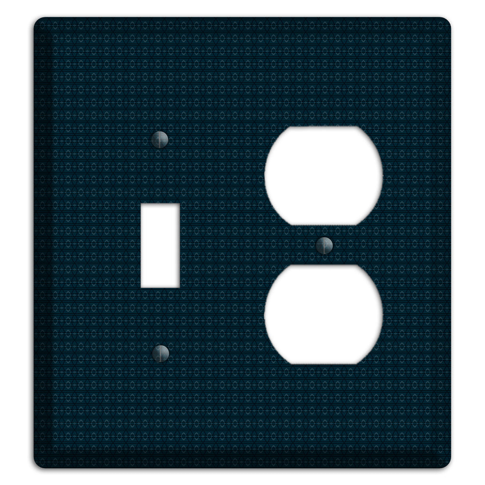 Navy Tiny Tapestry Toggle / Duplex Wallplate