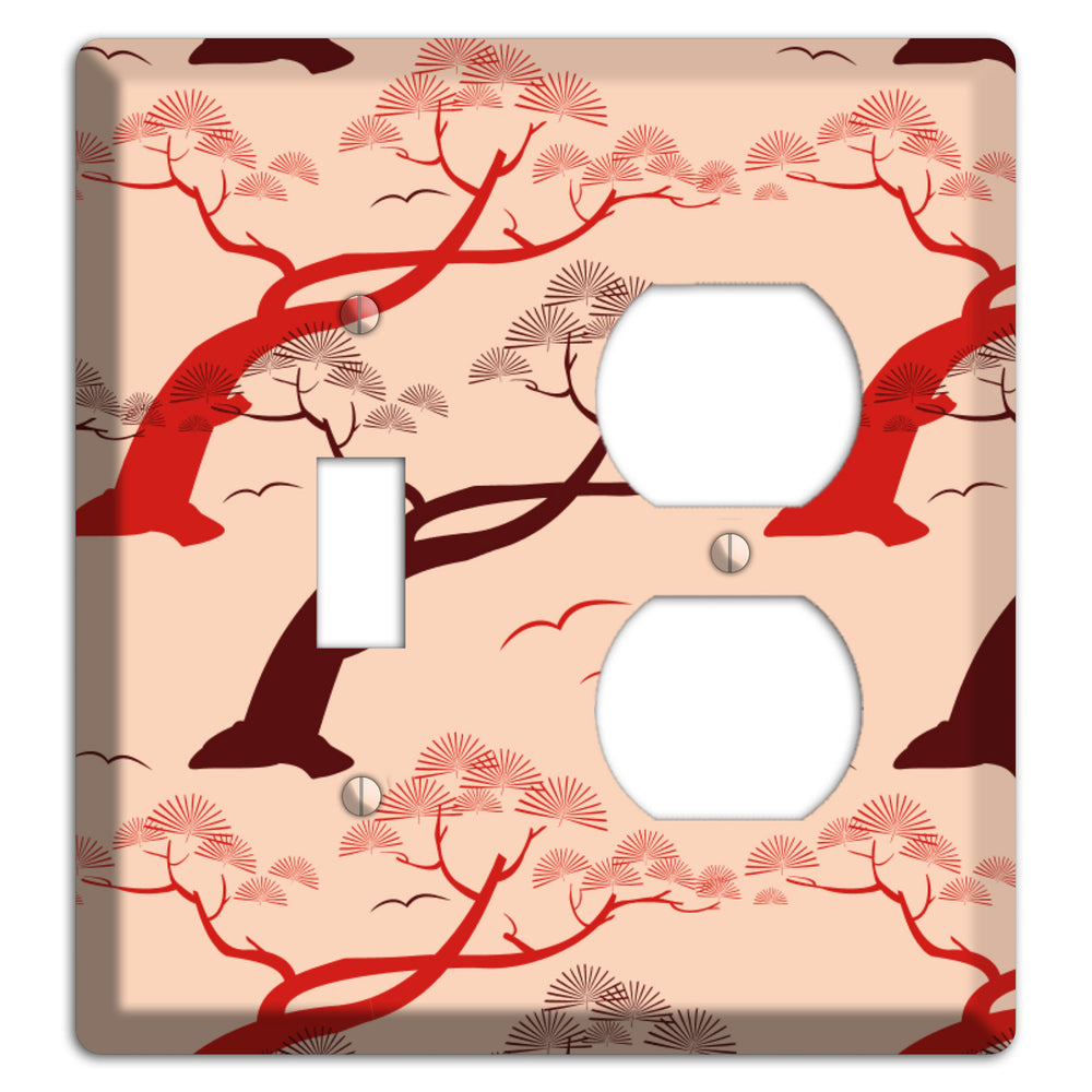 Asian Trees Toggle / Duplex Wallplate