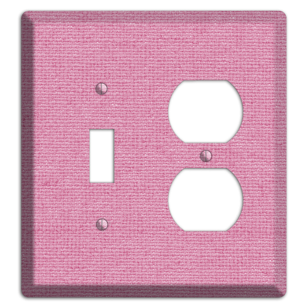 Gamboge Pink Texture Toggle / Duplex Wallplate