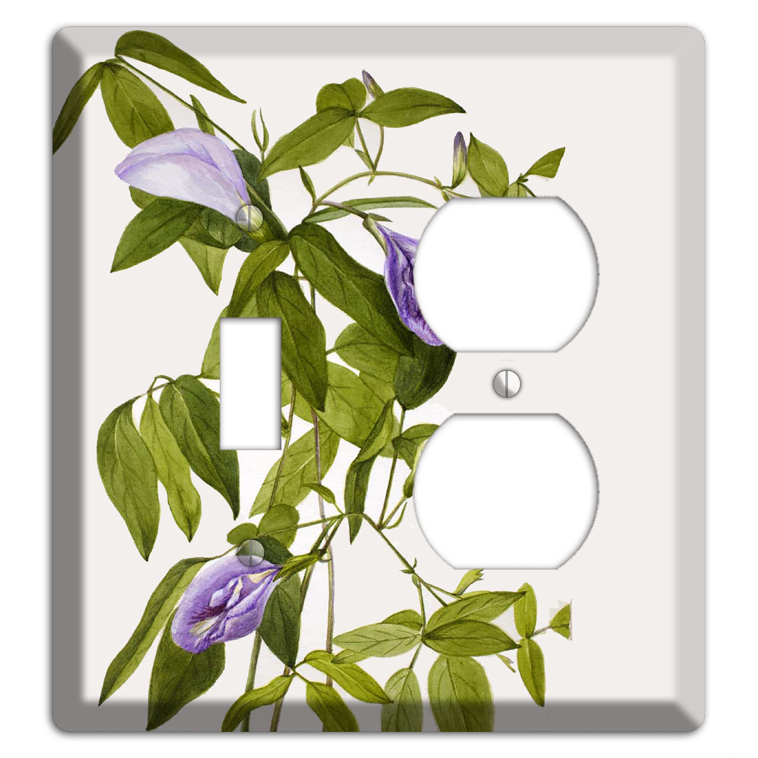 Clitoria Mariana Toggle / Duplex Wallplate