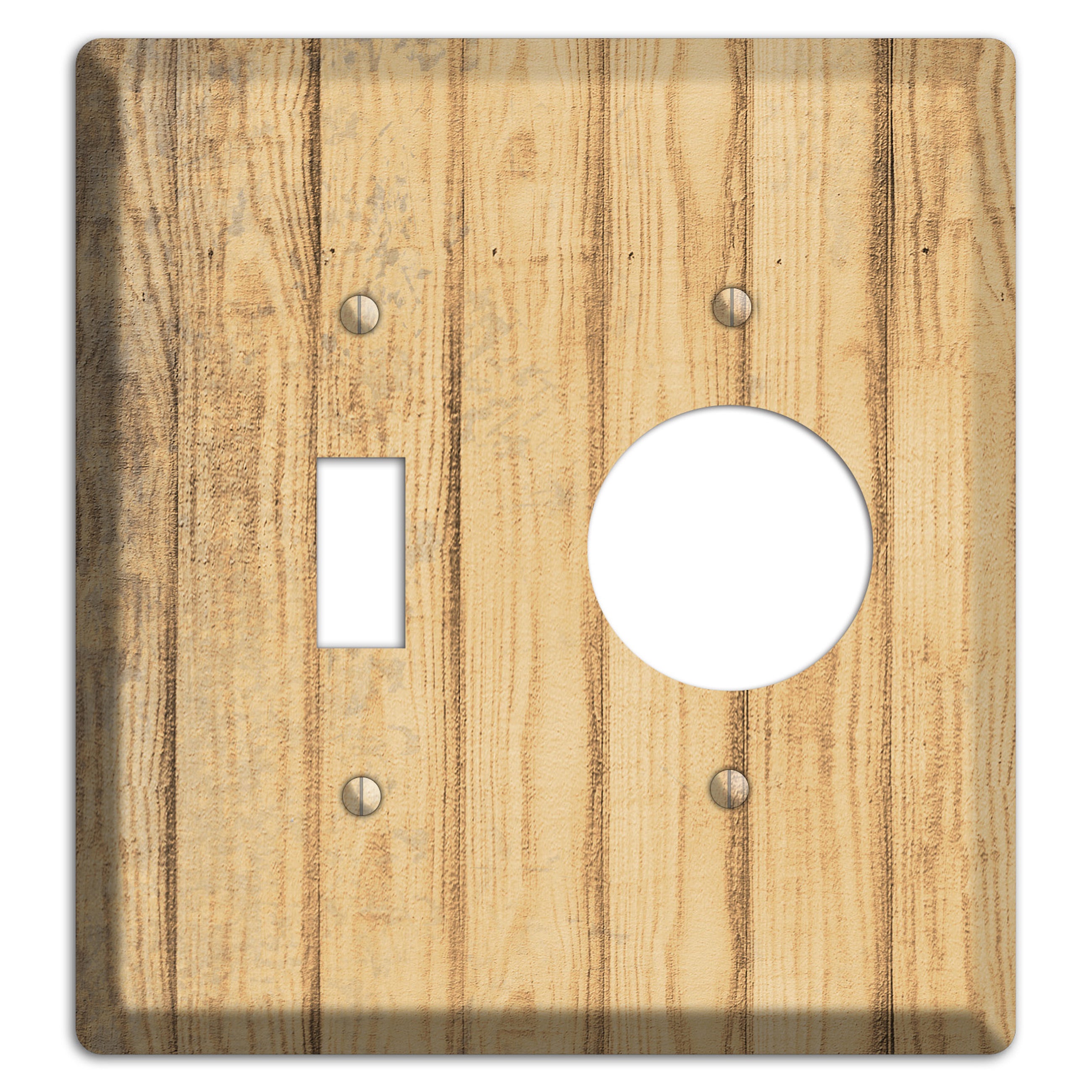 Twine Weathered Wood Toggle / Receptacle Wallplate
