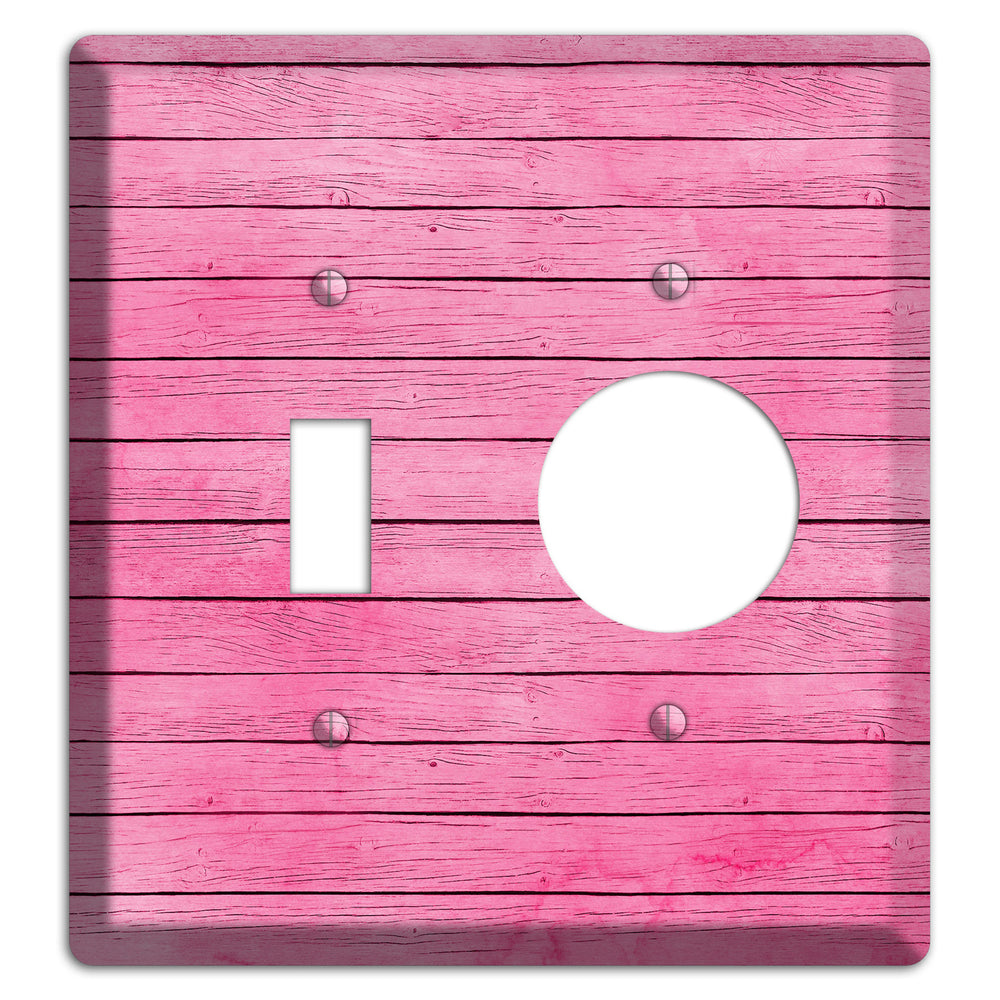 Carissma Pink Texture Toggle / Receptacle Wallplate