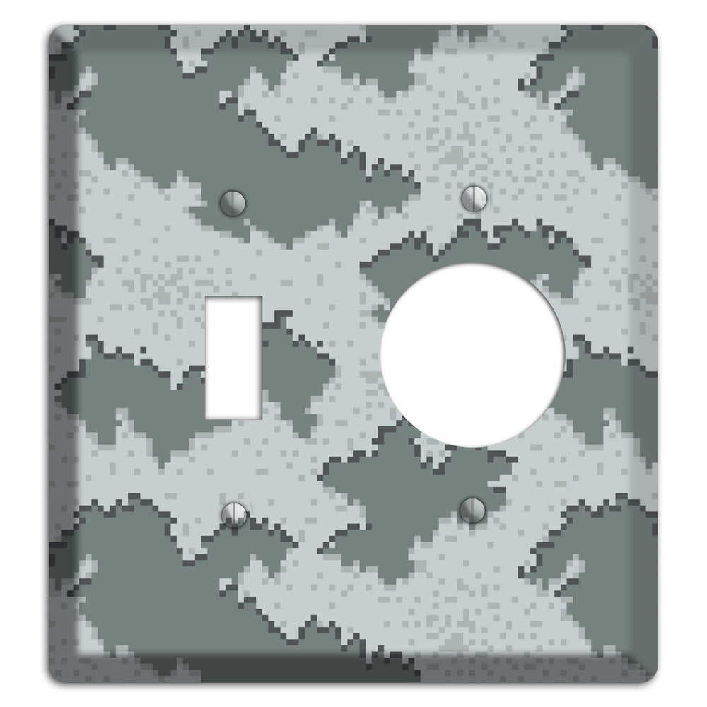 Marpat Winter Camo Toggle / Receptacle Wallplate