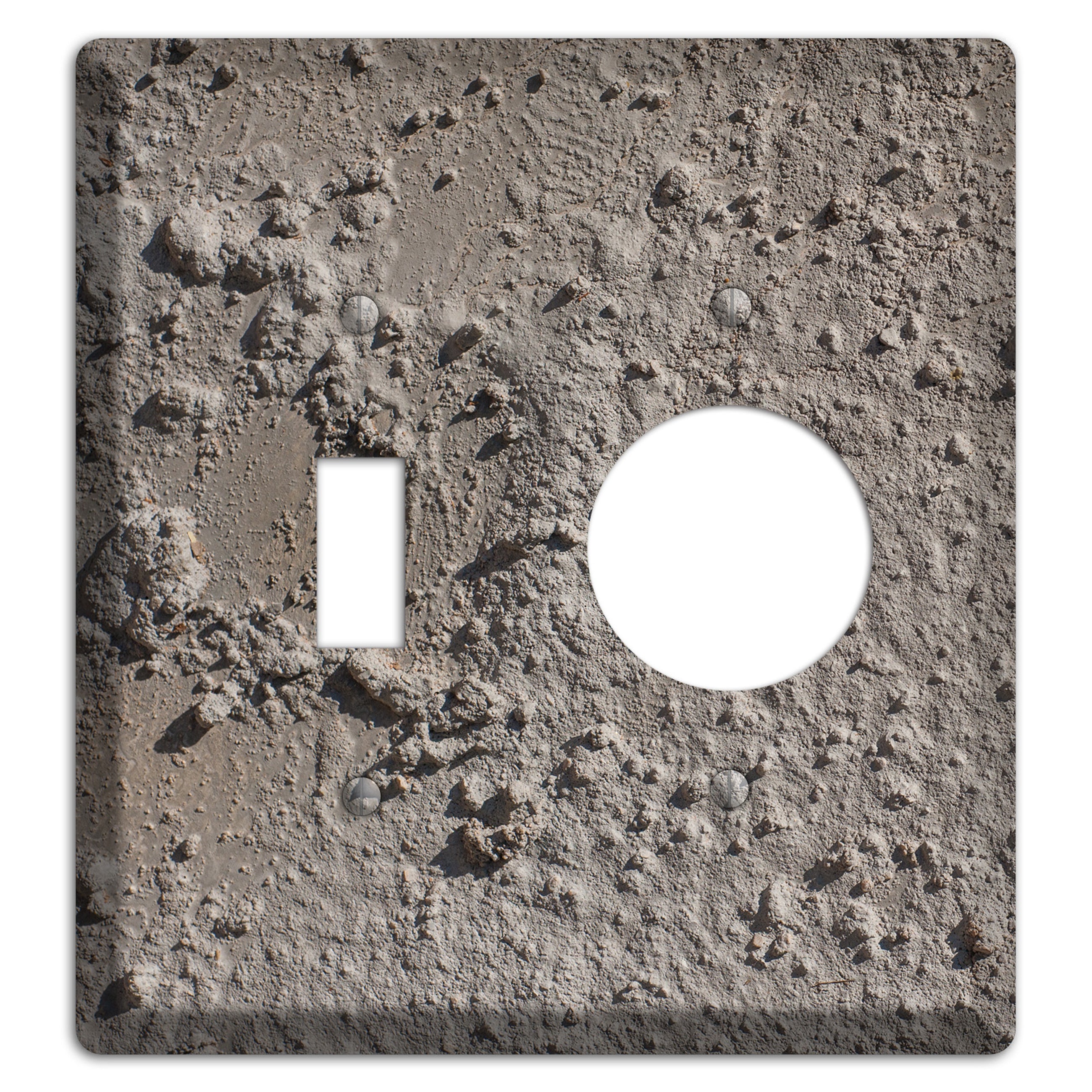 Plaster 2 Toggle / Receptacle Wallplate