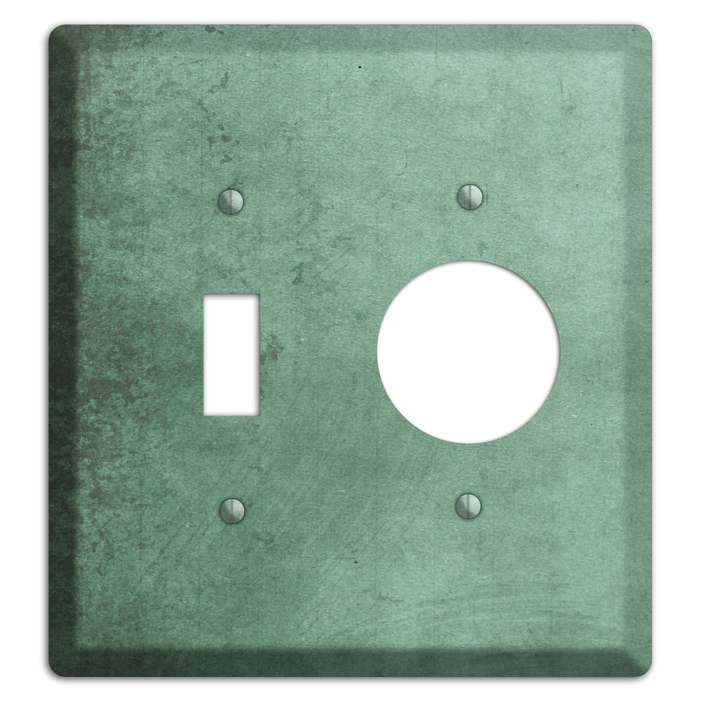 Bay Leaf Vintage Grunge Toggle / Receptacle Wallplate