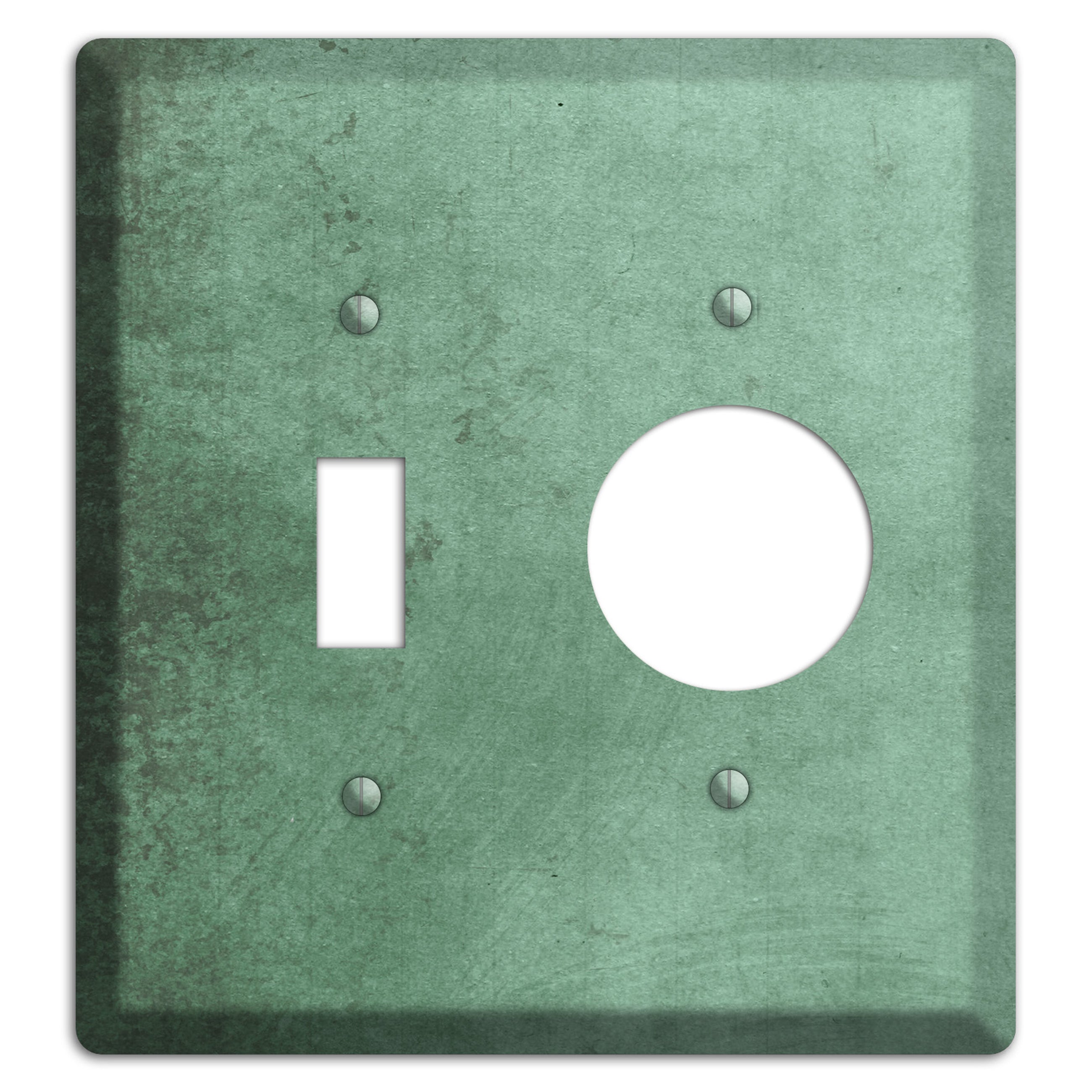 Bay Leaf Vintage Grunge Toggle / Receptacle Wallplate