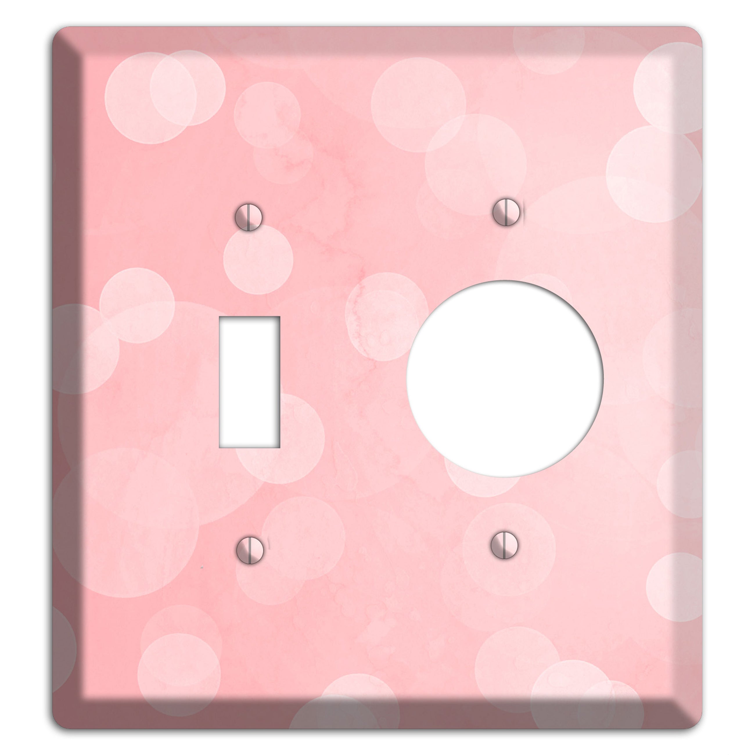 Supernova Soft Coral Toggle / Receptacle Wallplate