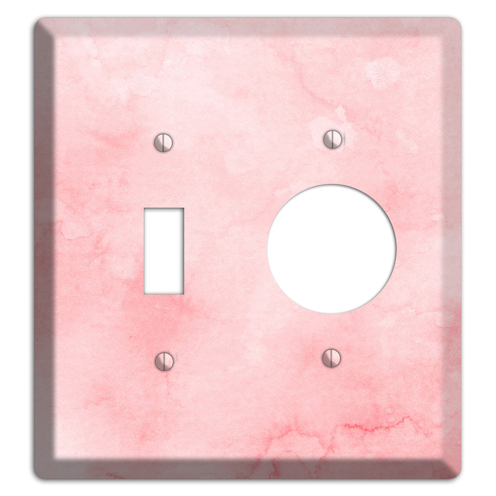 Mandys Pink Soft Coral Toggle / Receptacle Wallplate