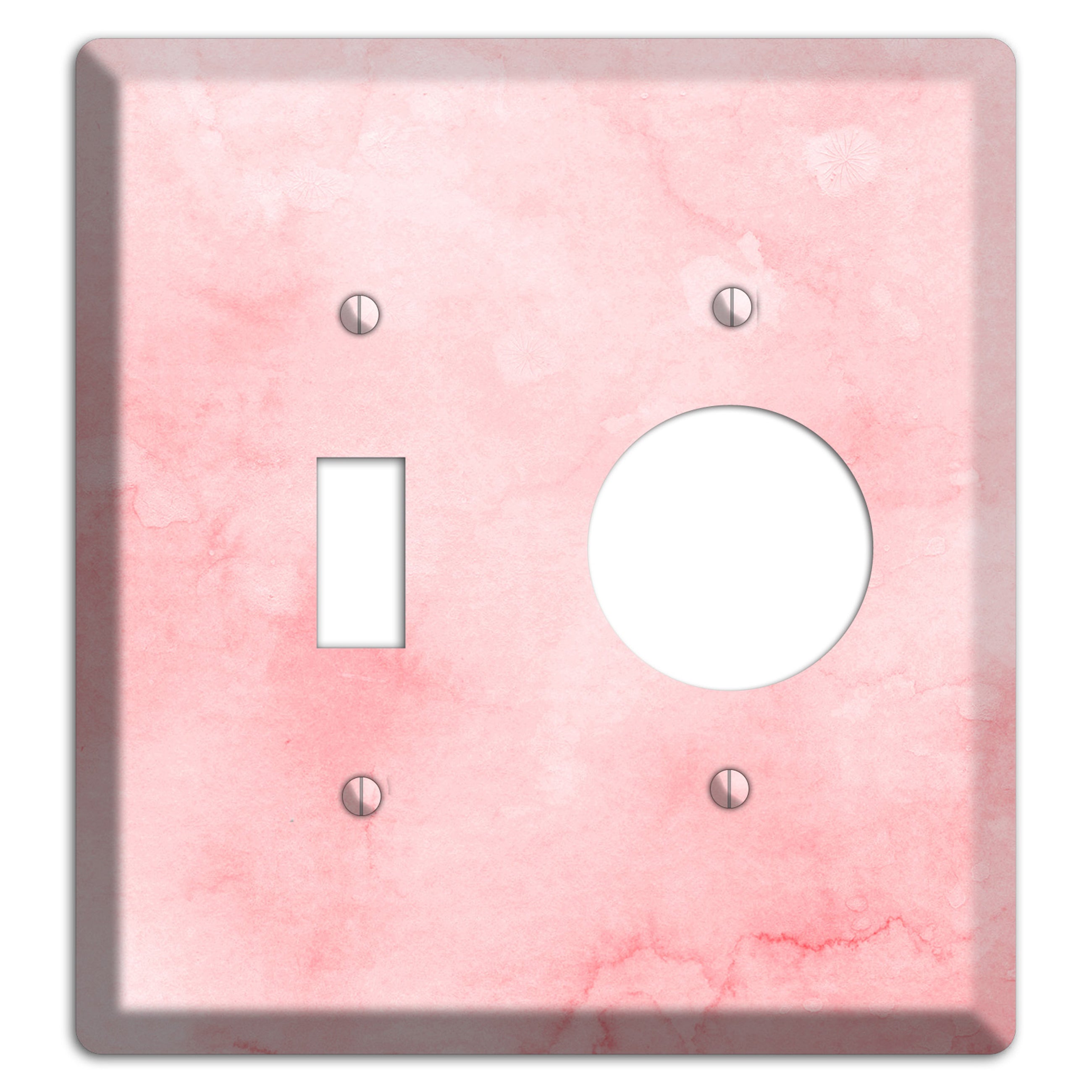 Mandys Pink Soft Coral Toggle / Receptacle Wallplate