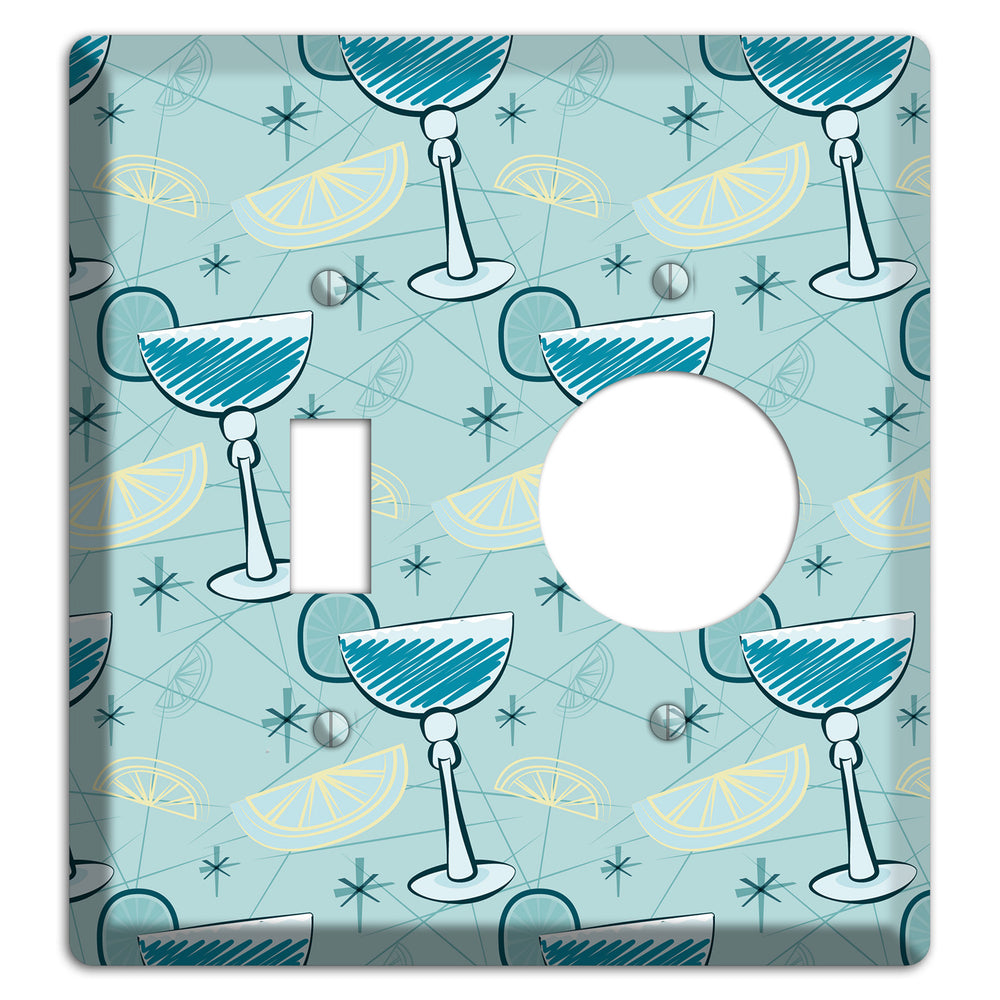 Cocktails Toggle / Receptacle Wallplate
