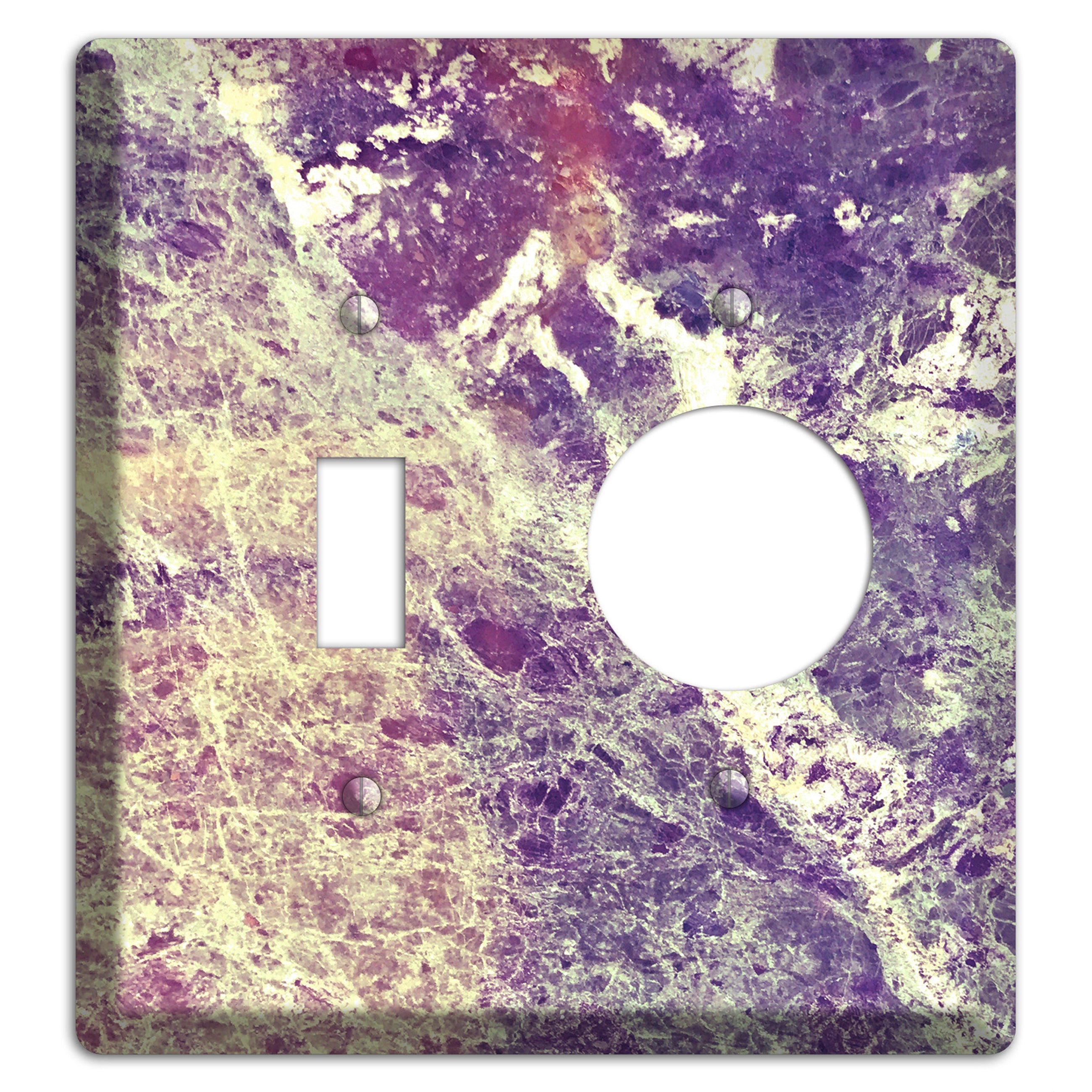 Mamba Marble Toggle / Receptacle Wallplate