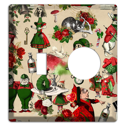 Holiday in Wonderland Characters Toggle / Receptacle Wallplate