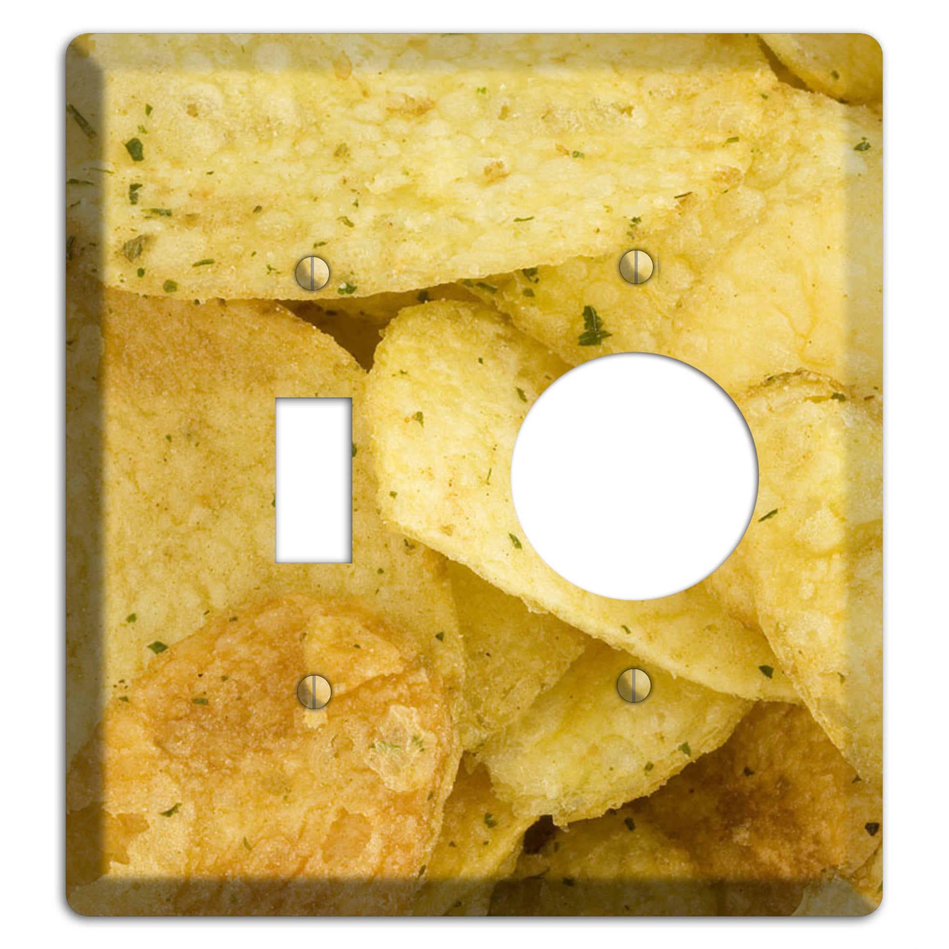 Chips Toggle / Receptacle Wallplate