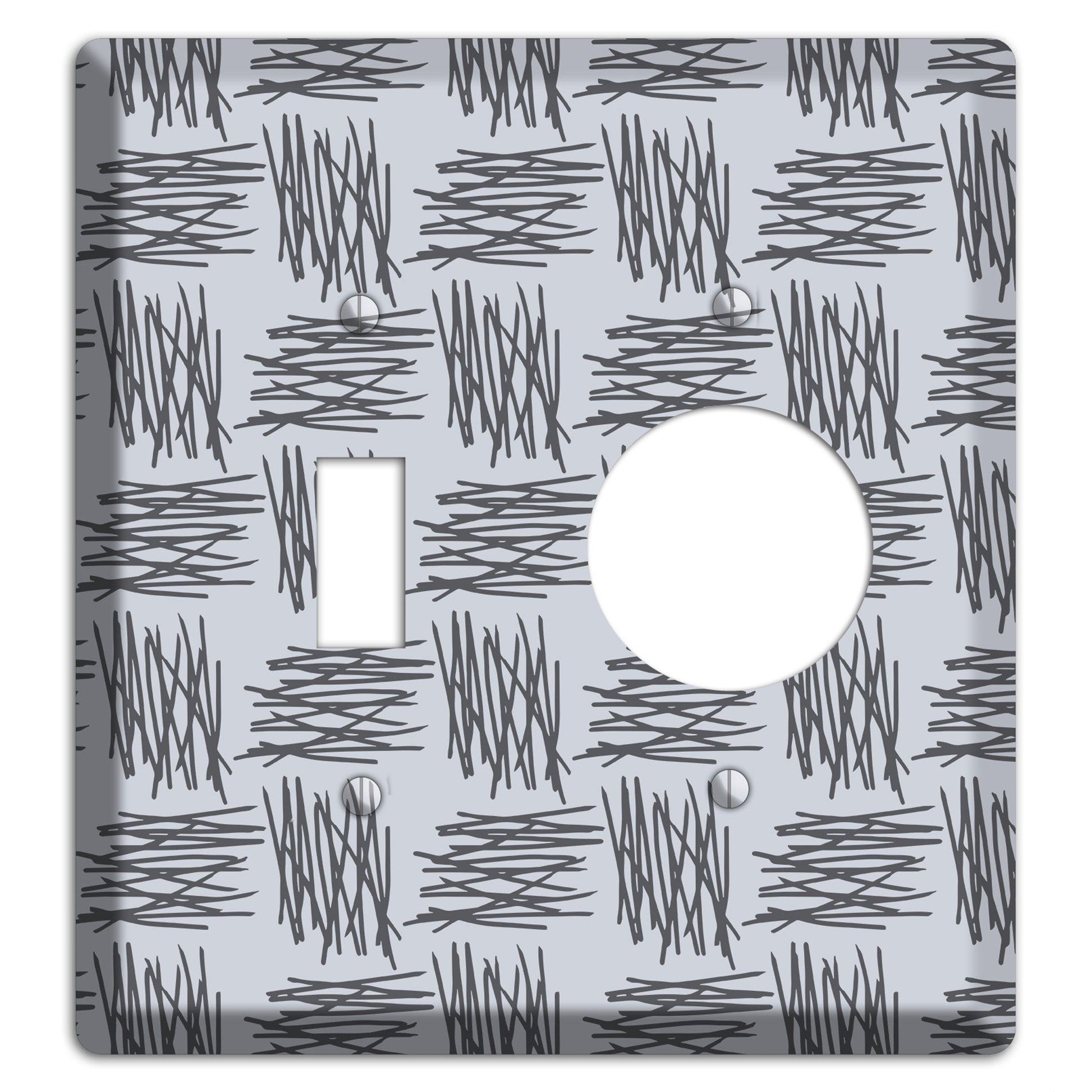 Abstract 10 Toggle / Receptacle Wallplate