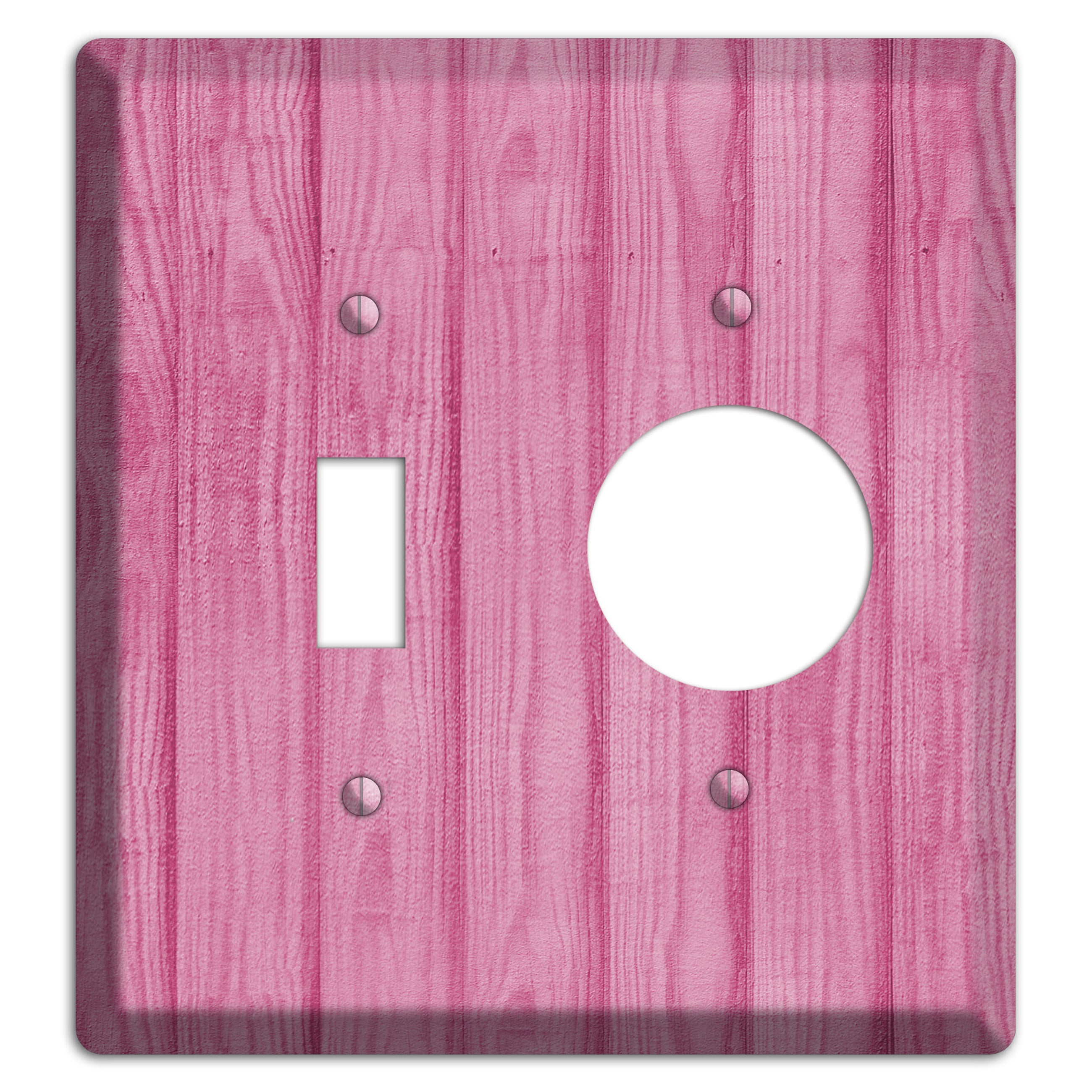 Can Can Pink Texture Toggle / Receptacle Wallplate