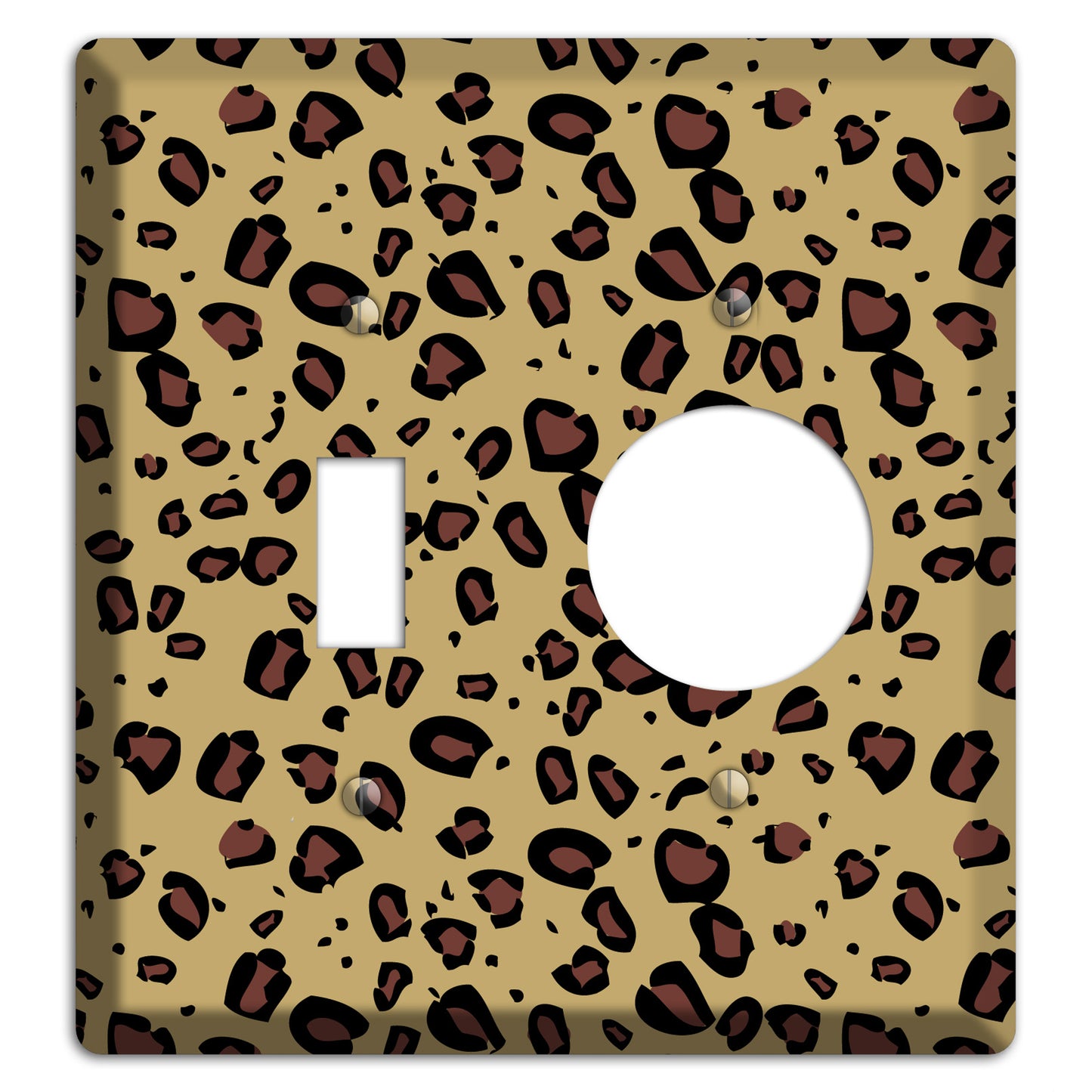Leopard Toggle / Receptacle Wallplate