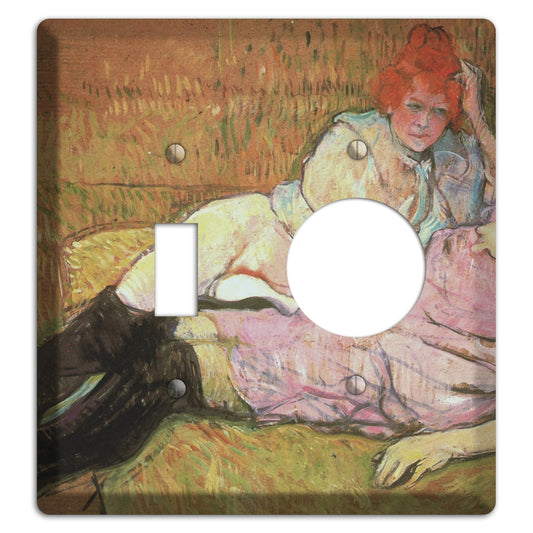 Toulouse-Lautrec 2 Toggle / Receptacle Wallplate