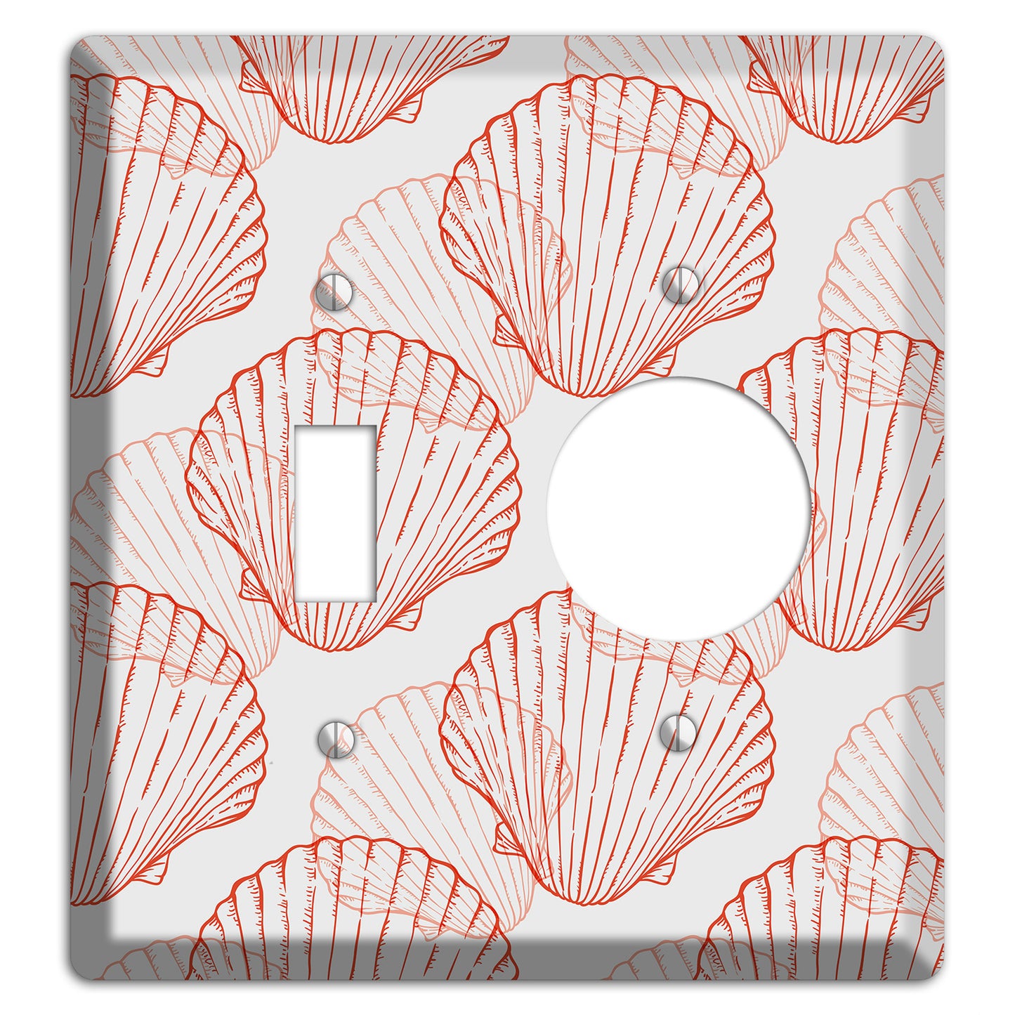 Shells 5 Toggle / Receptacle Wallplate
