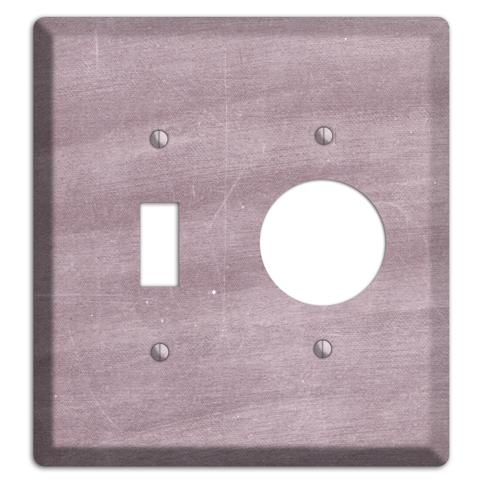Chalk Light Maroon Toggle / Receptacle Wallplate