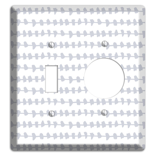 Abstract 17 Toggle / Receptacle Wallplate
