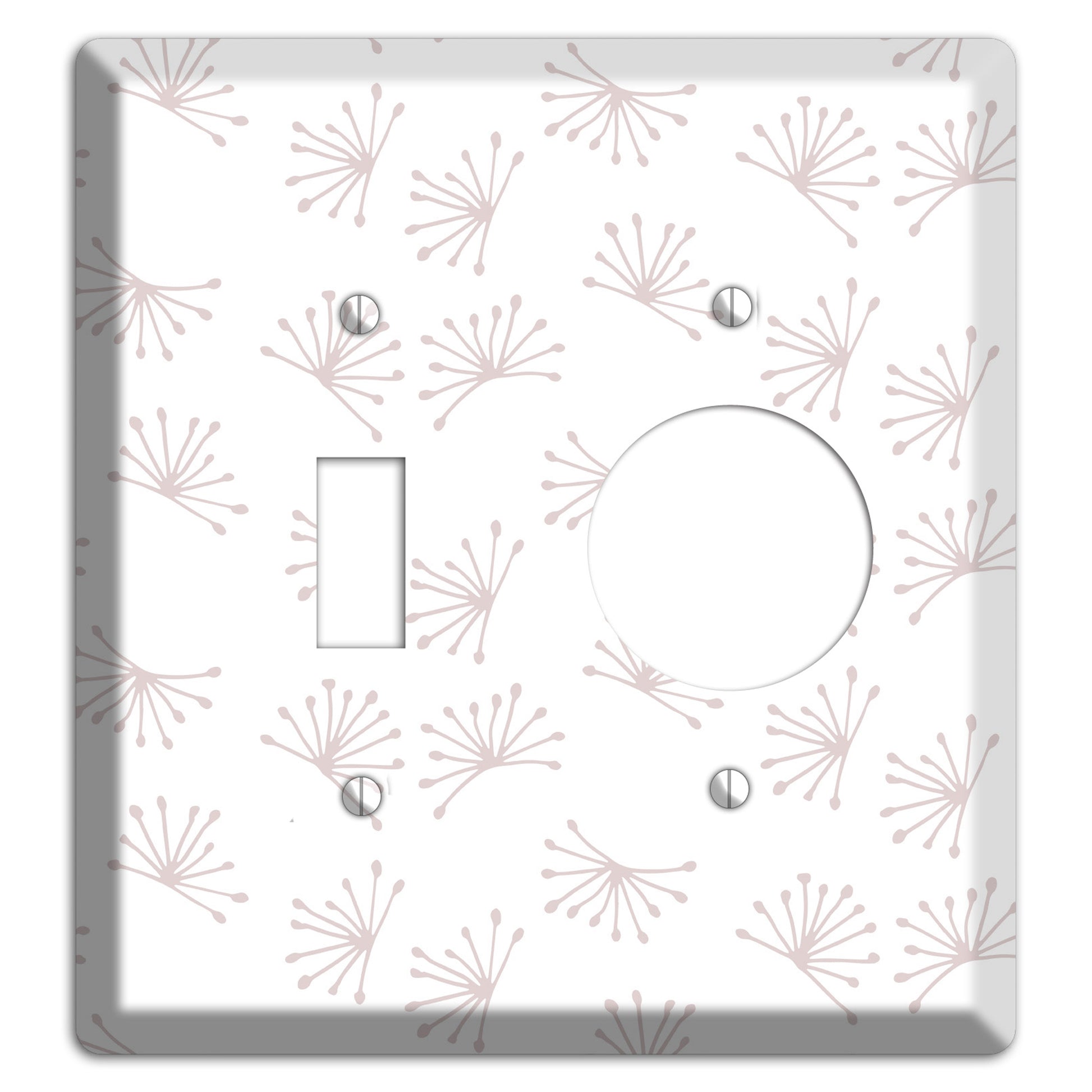 Abstract 2 Toggle / Receptacle Wallplate