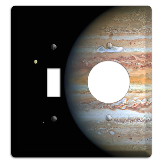 Hubble's View of Jupiter and Europa Toggle / Receptacle Wallplate