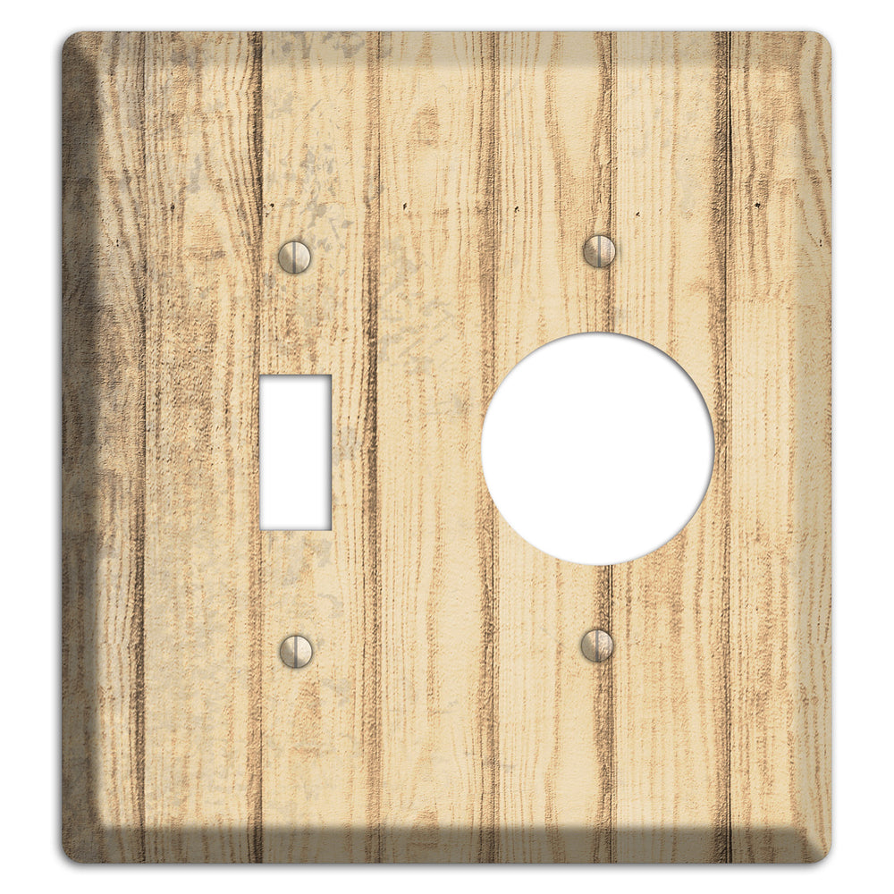 Hampton Weathered Wood Toggle / Receptacle Wallplate