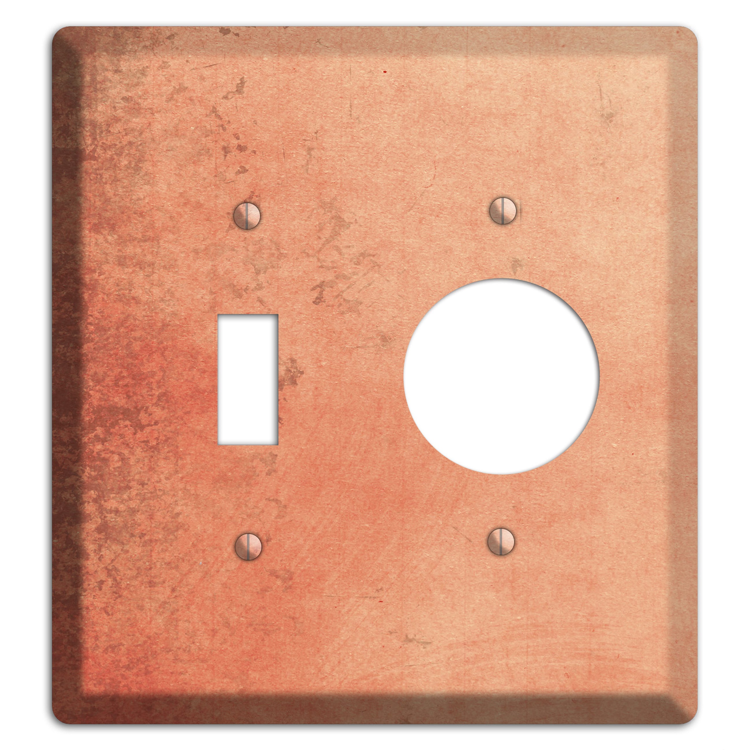 Tonys pink Vintage Grunge Toggle / Receptacle Wallplate