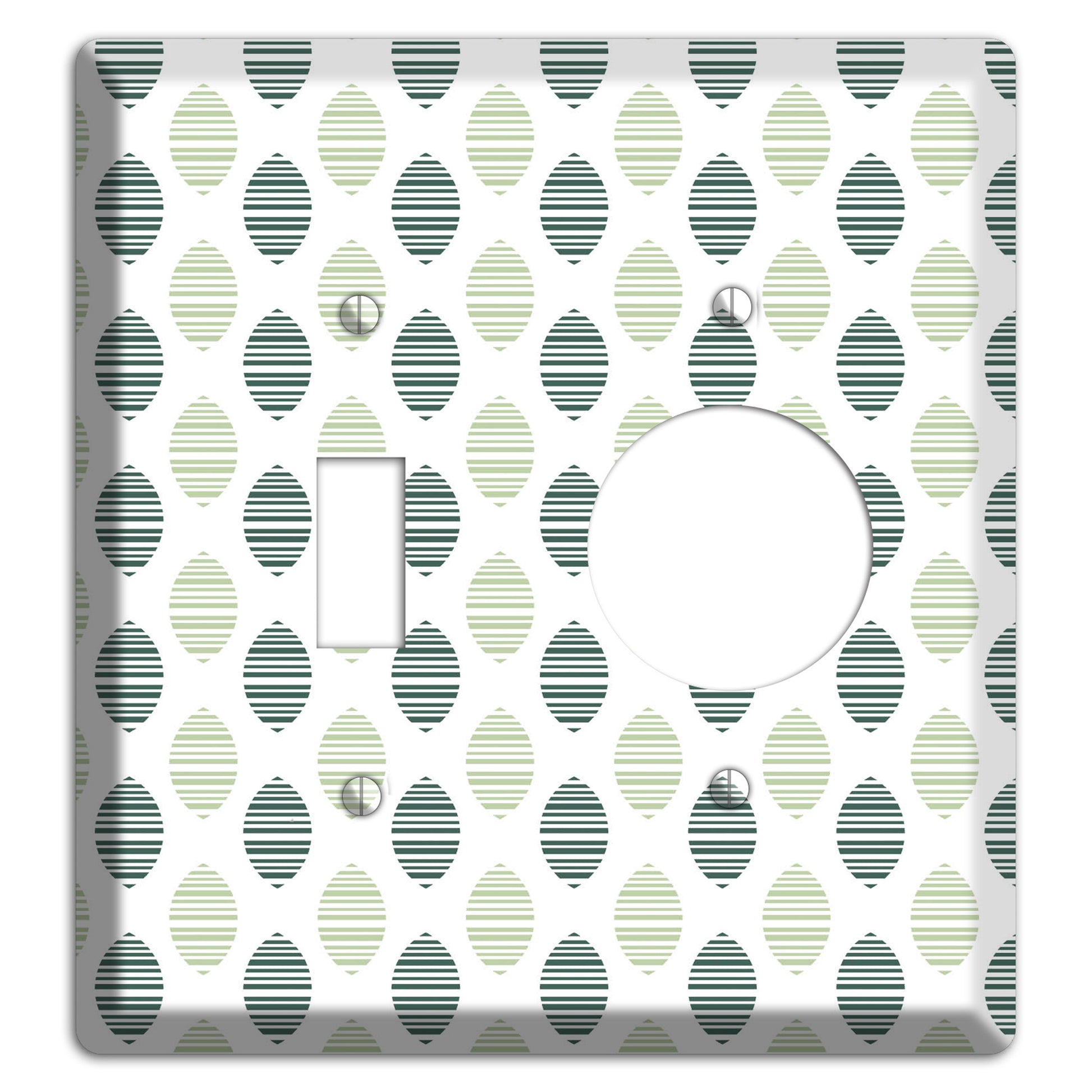 Leaves Style A Toggle / Receptacle Wallplate