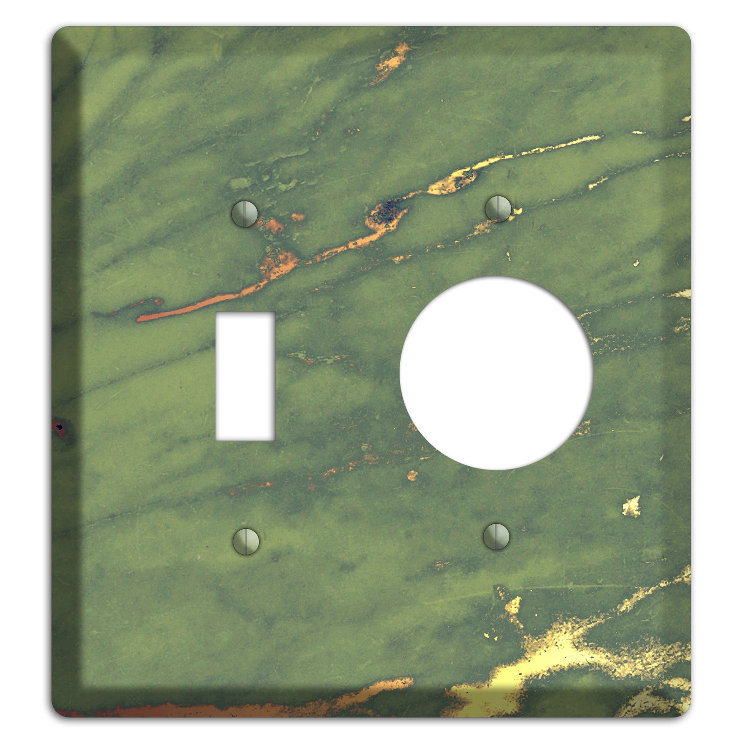 Limed Ash Marble Toggle / Receptacle Wallplate