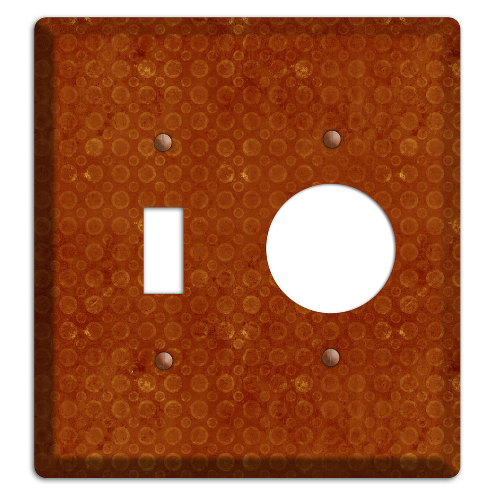 Red Circles Toggle / Receptacle Wallplate
