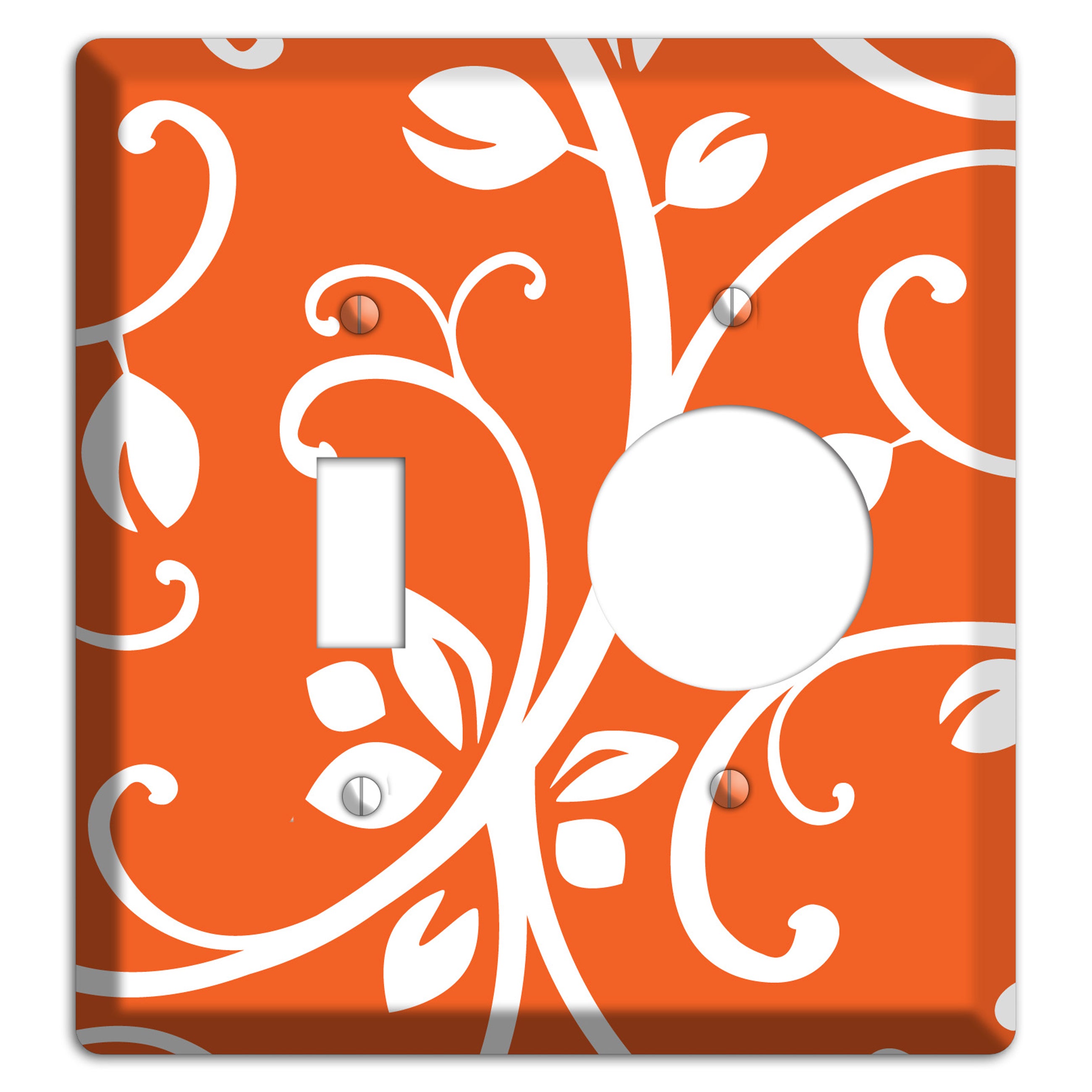 Red Bud Sprig Toggle / Receptacle Wallplate