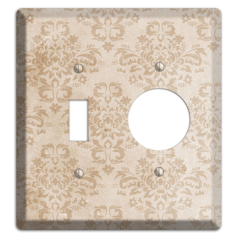 Bizarre Neutral Texture Toggle / Receptacle Wallplate