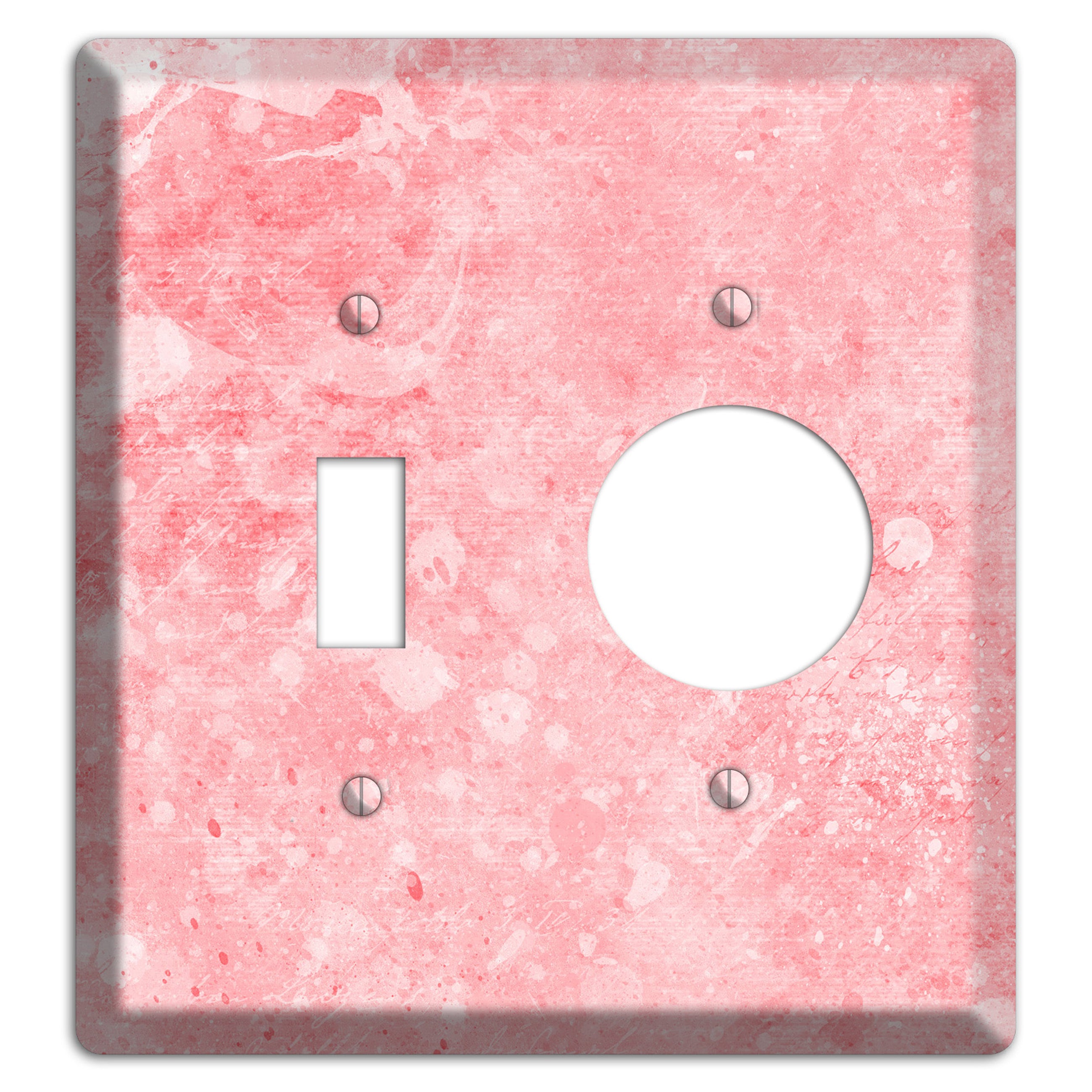 Rose Fog Soft Coral Toggle / Receptacle Wallplate