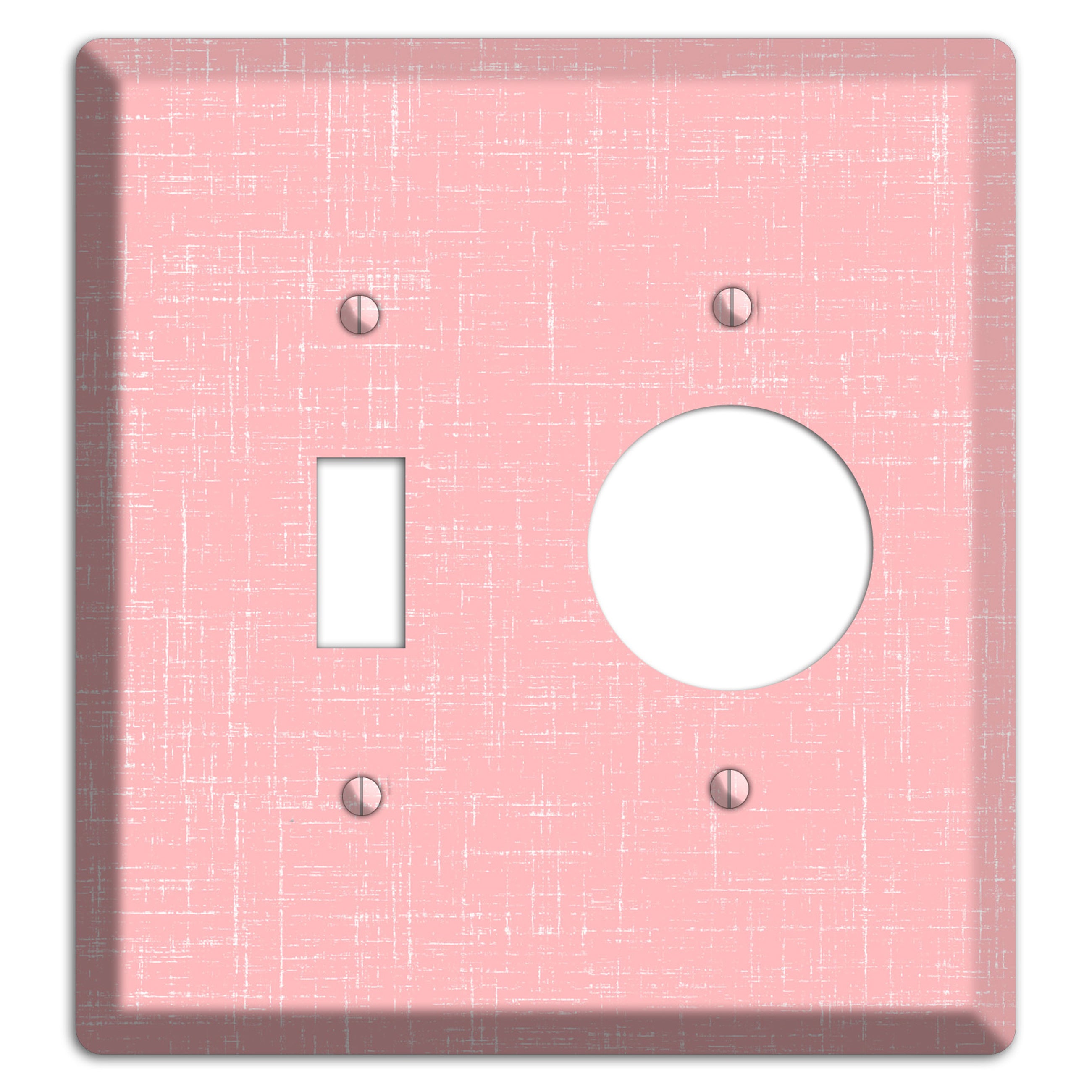 Amber Soft Coral Toggle / Receptacle Wallplate