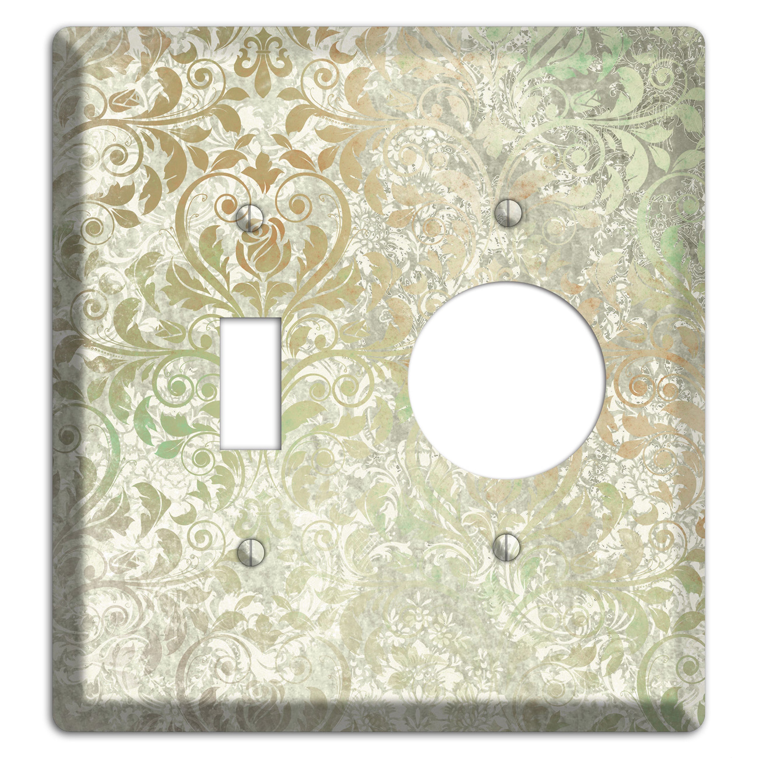 Tana Whimsical Damask Toggle / Receptacle Wallplate