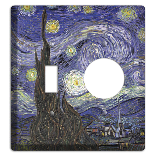 Vincent Van Gogh 4 Toggle / Receptacle Wallplate