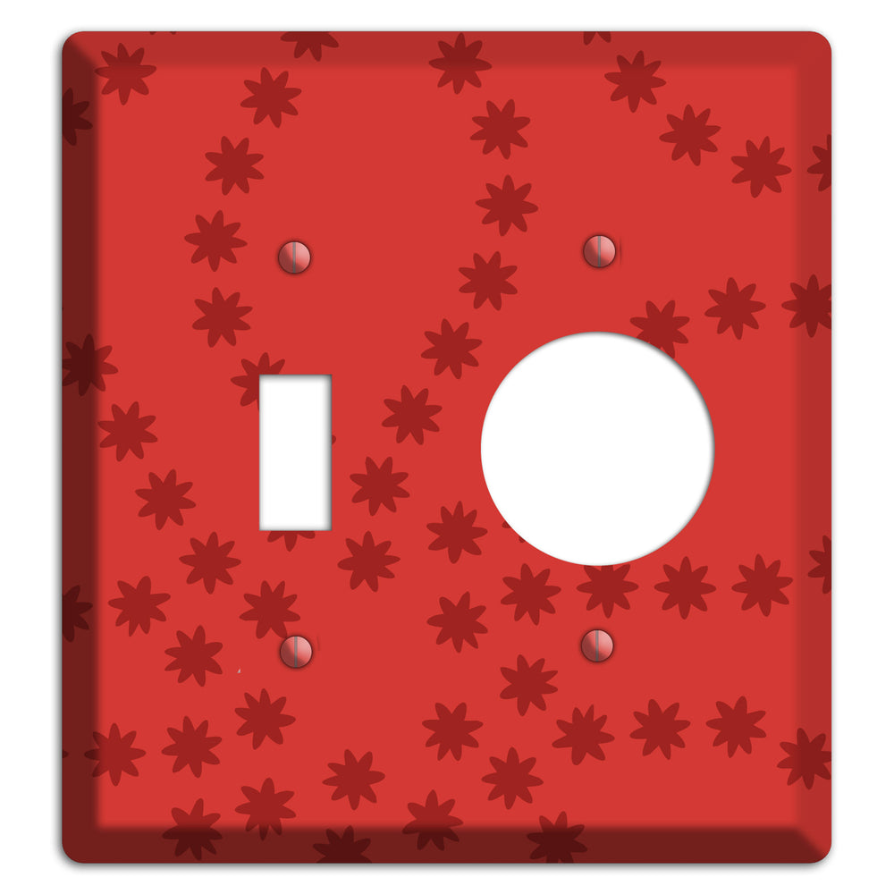 Multi Red Constellation Toggle / Receptacle Wallplate