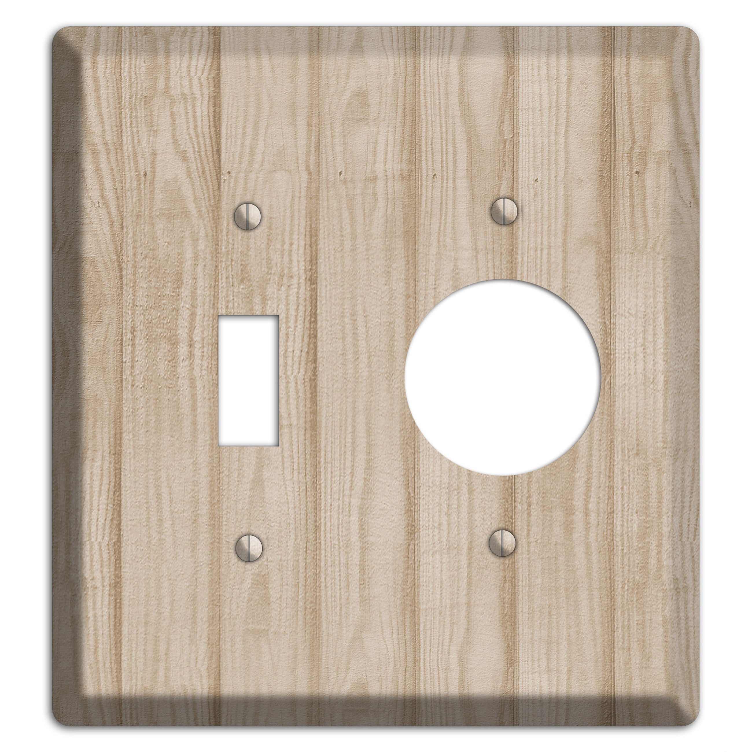 Indian Khaki Neutral Texture Toggle / Receptacle Wallplate